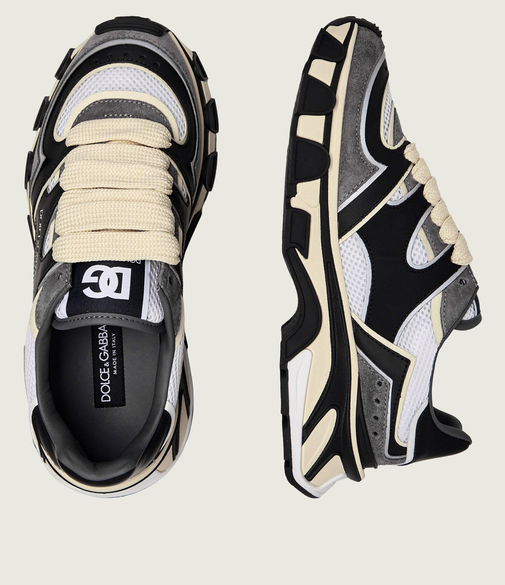 Dolce & Gabbana Sneakers DG Country Road | piele întoarsă cu adaos de piele