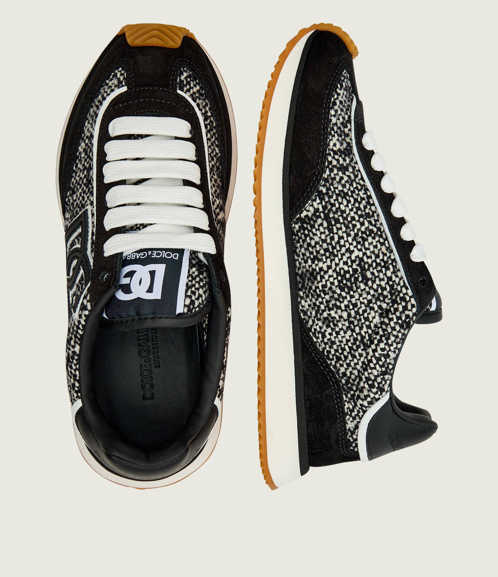 Dolce & Gabbana Sneakers DG Cushion | piele întoarsă