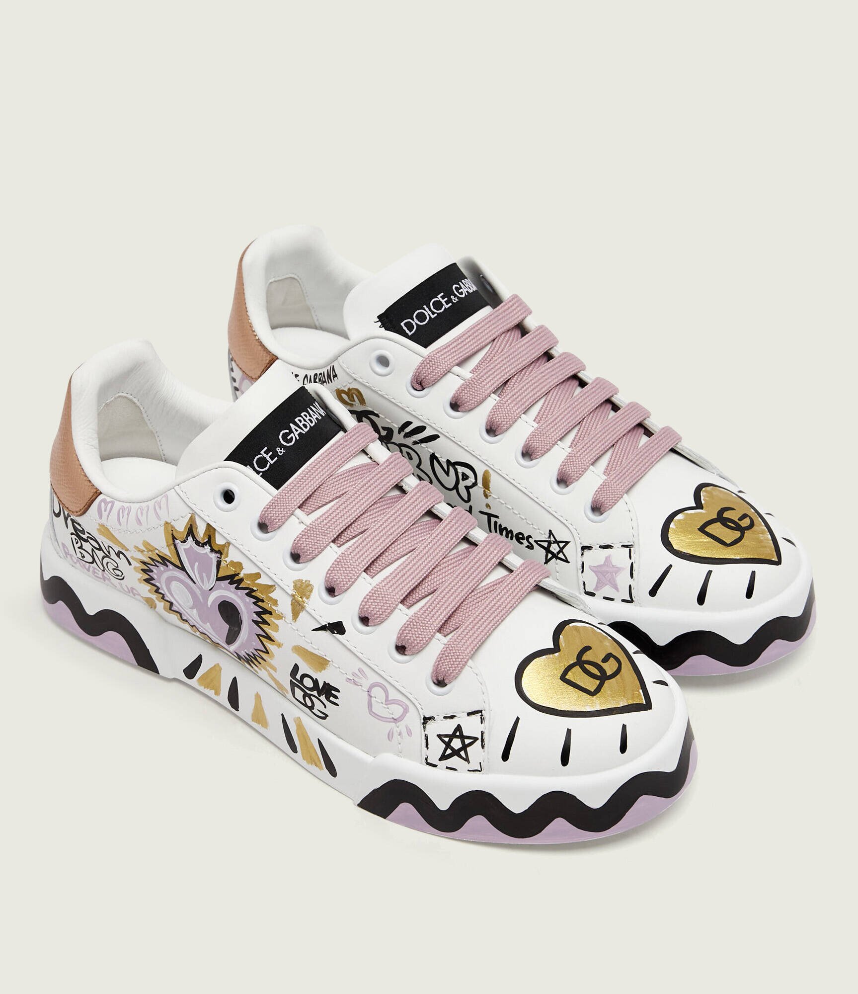 Dolce & Gabbana Teniși din piele Bassa
