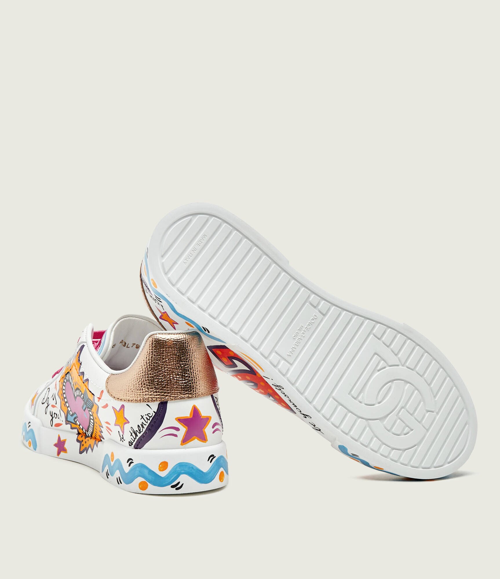 Dolce & Gabbana Teniși din piele Portofino