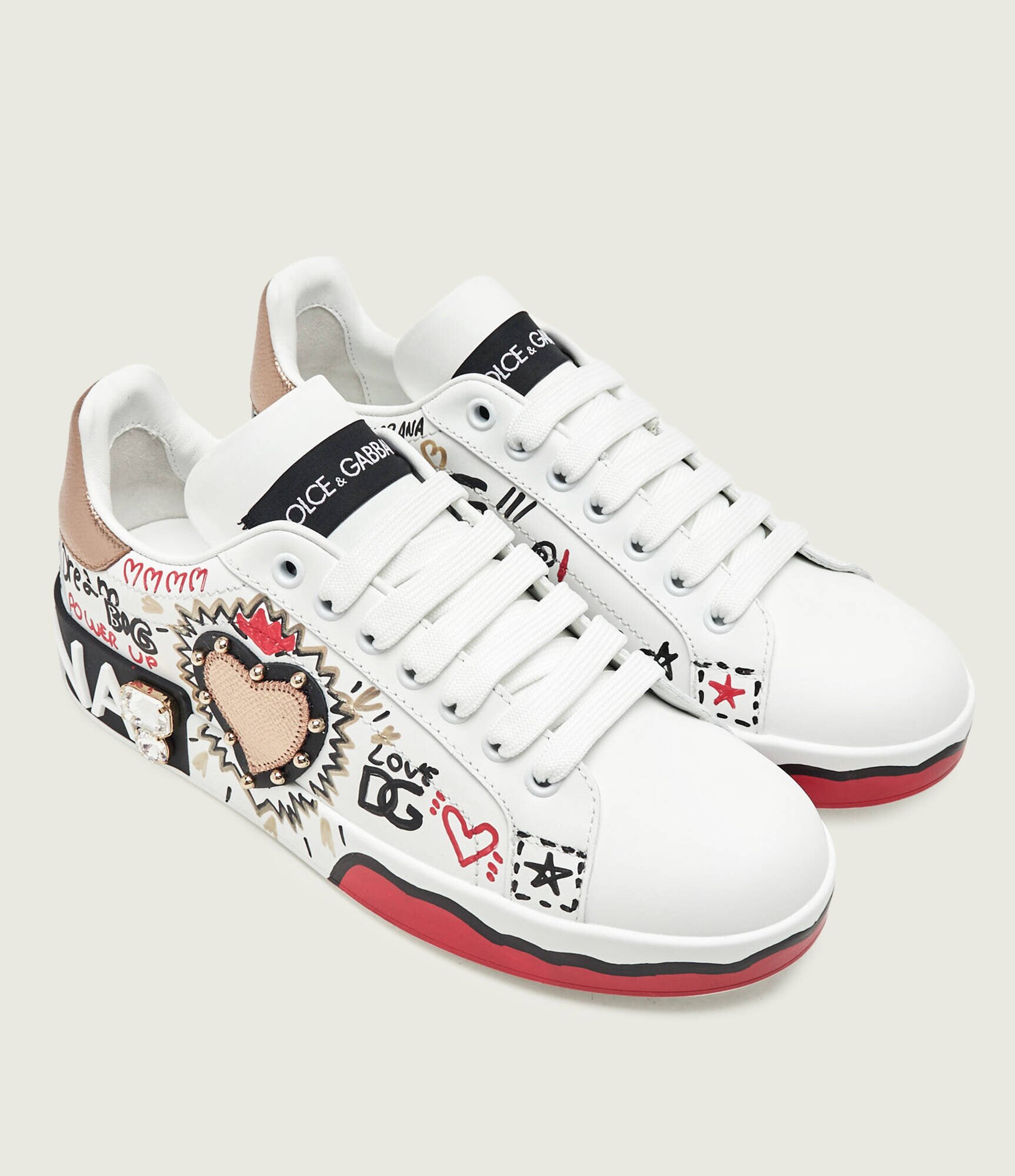 Dolce & Gabbana Teniși din piele Portofino