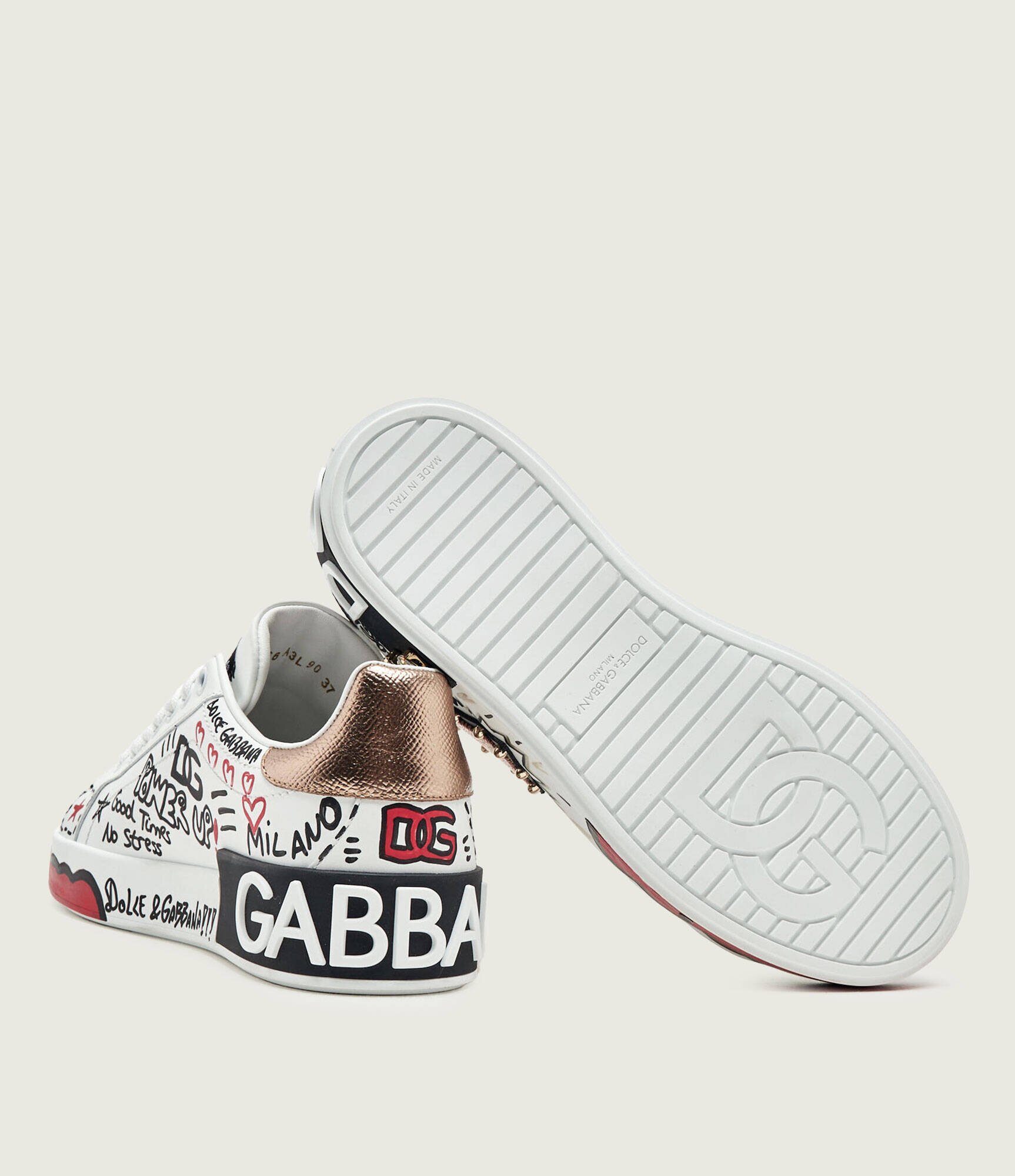 Dolce & Gabbana Teniși din piele Portofino