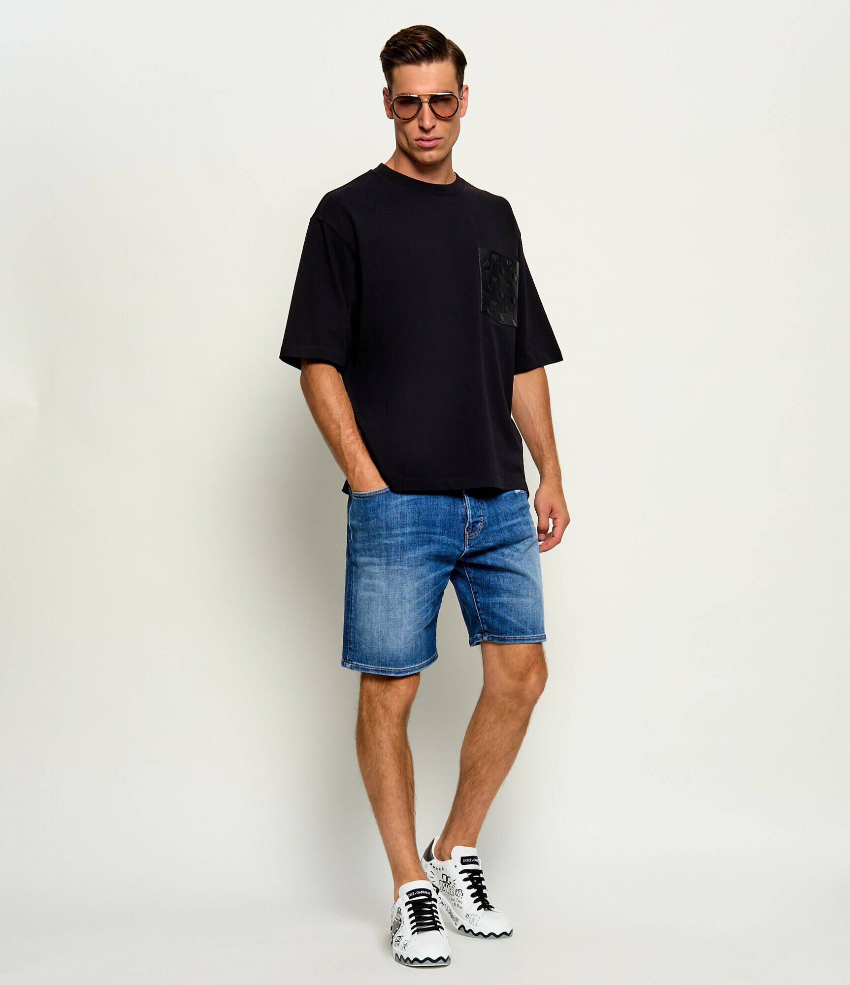 Dolce & Gabbana Teniși din piele Portofino