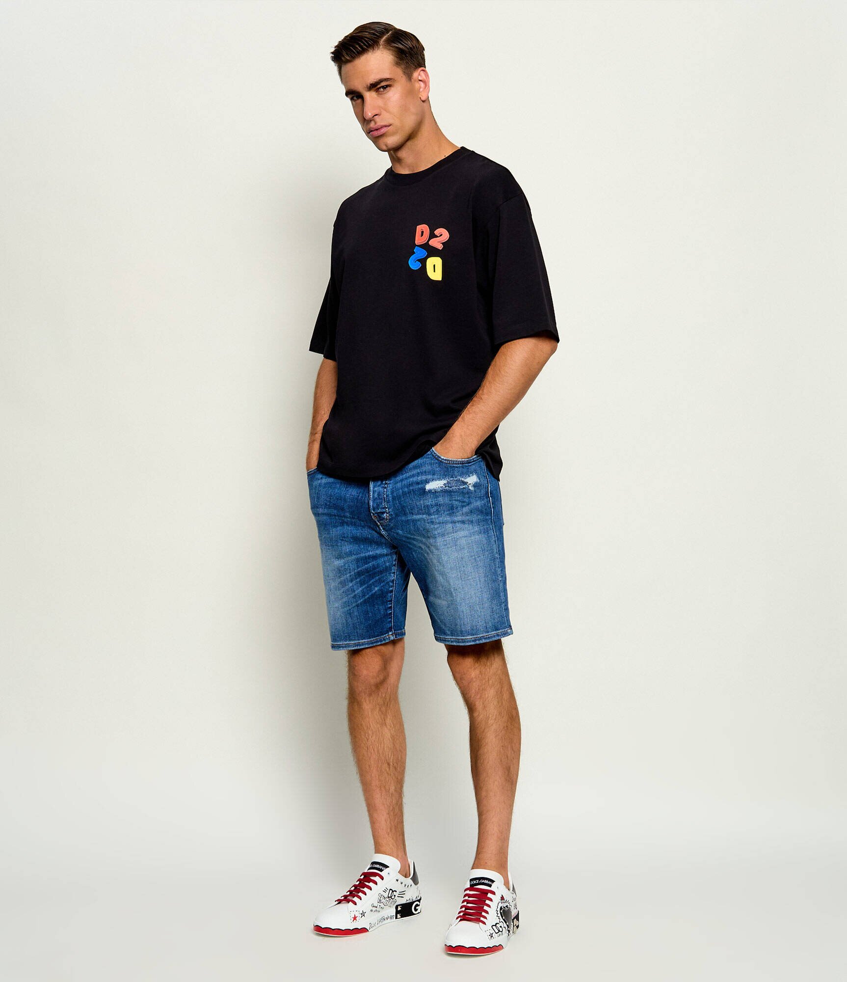 Dolce & Gabbana Teniși din piele Portofino