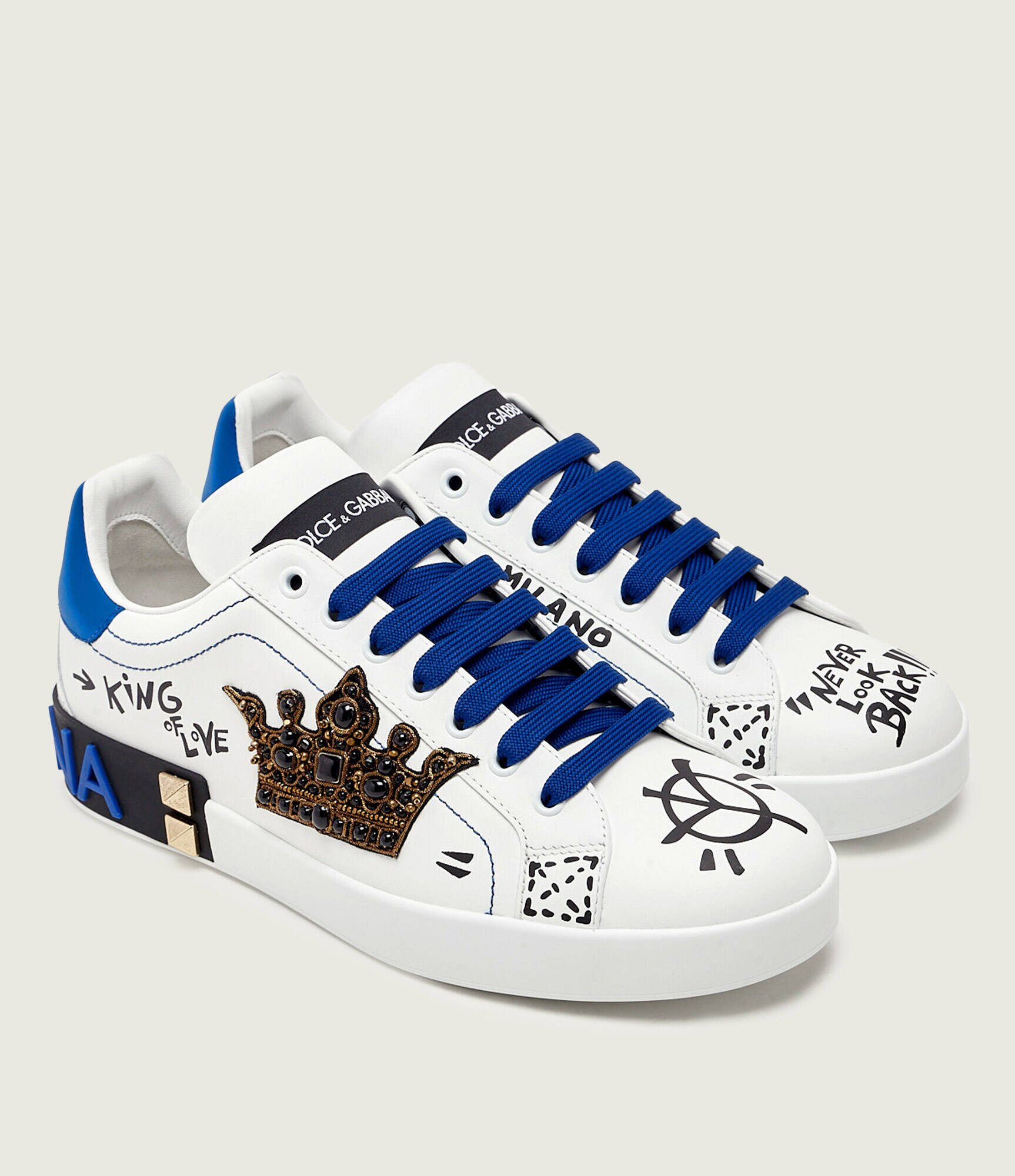 Dolce & Gabbana Teniși din piele Portofino