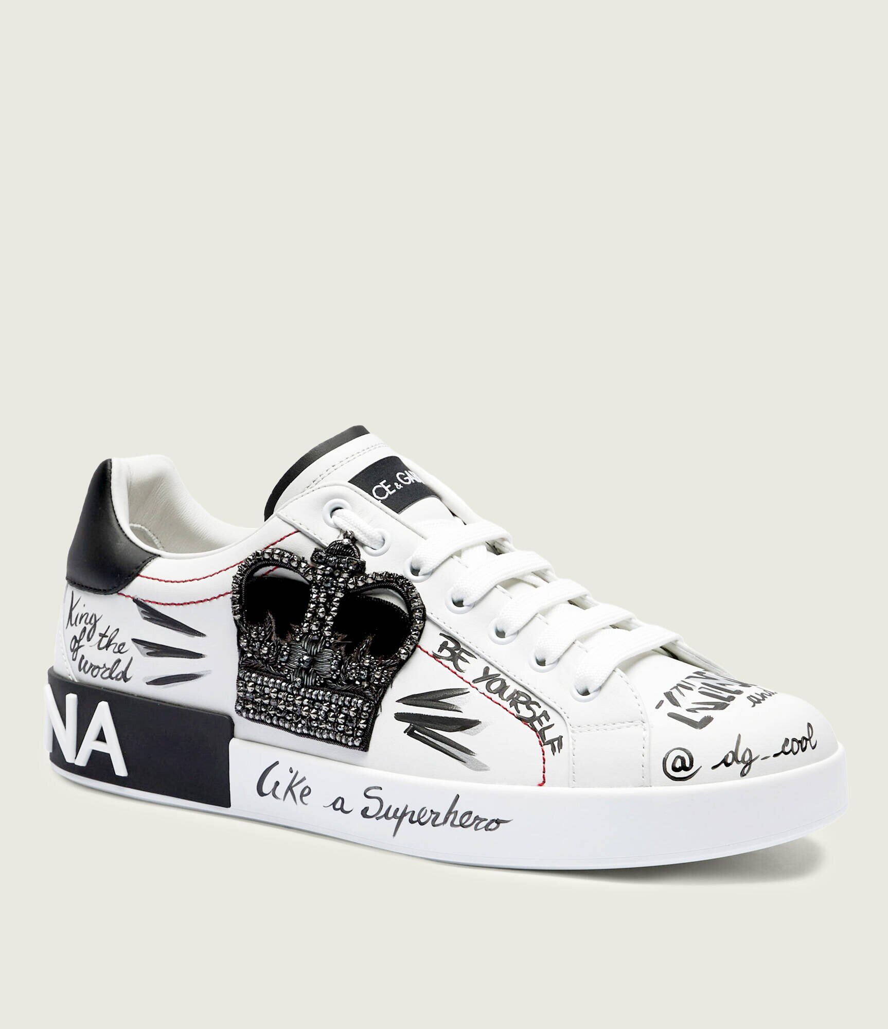 Dolce & Gabbana Teniși din piele Portofino Light