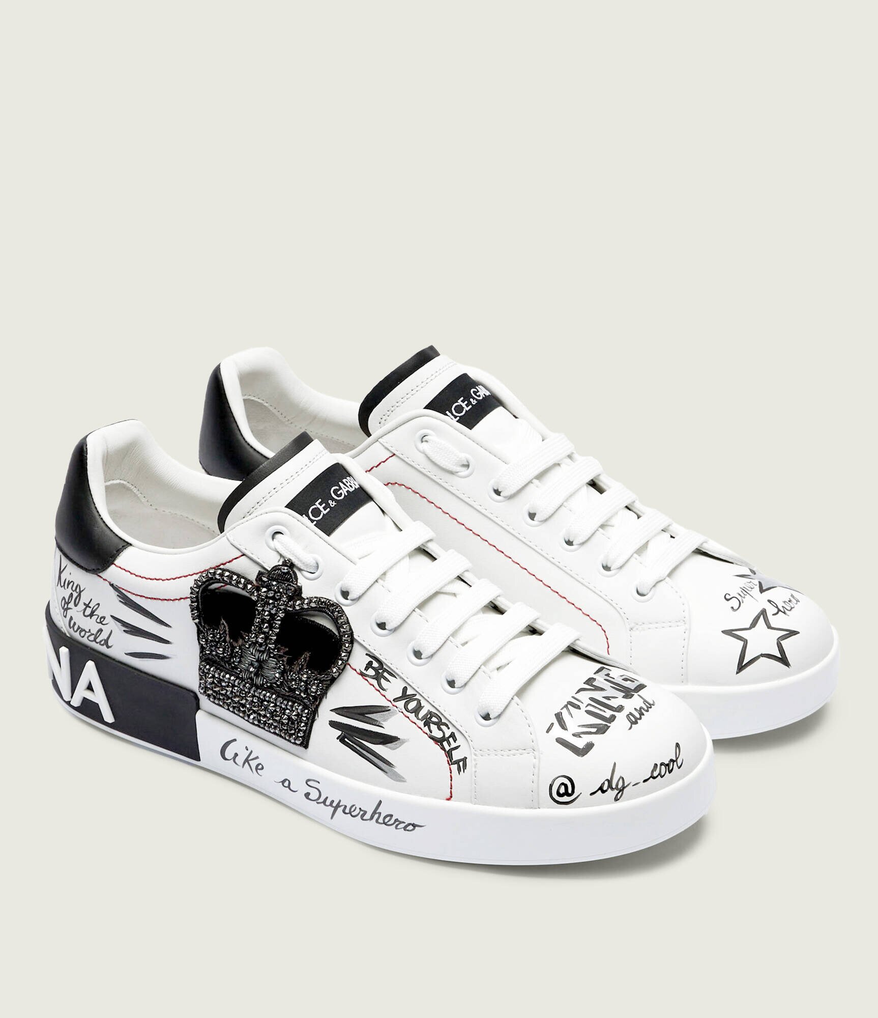 Dolce & Gabbana Teniși din piele Portofino Light