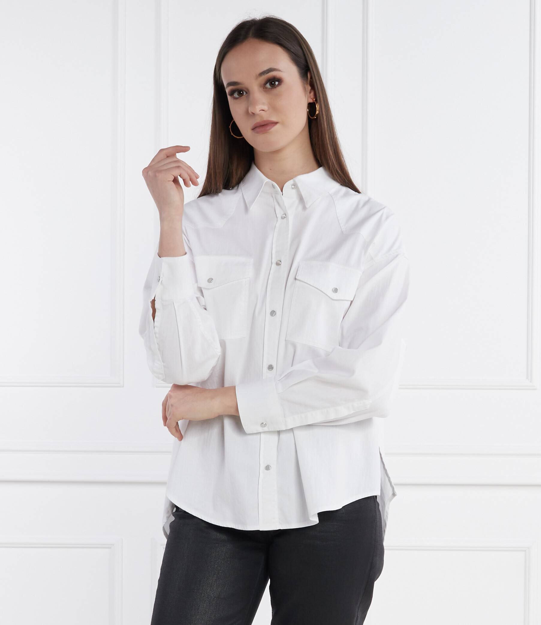 DONDUP - made in Italy Cămașă | Oversize fit