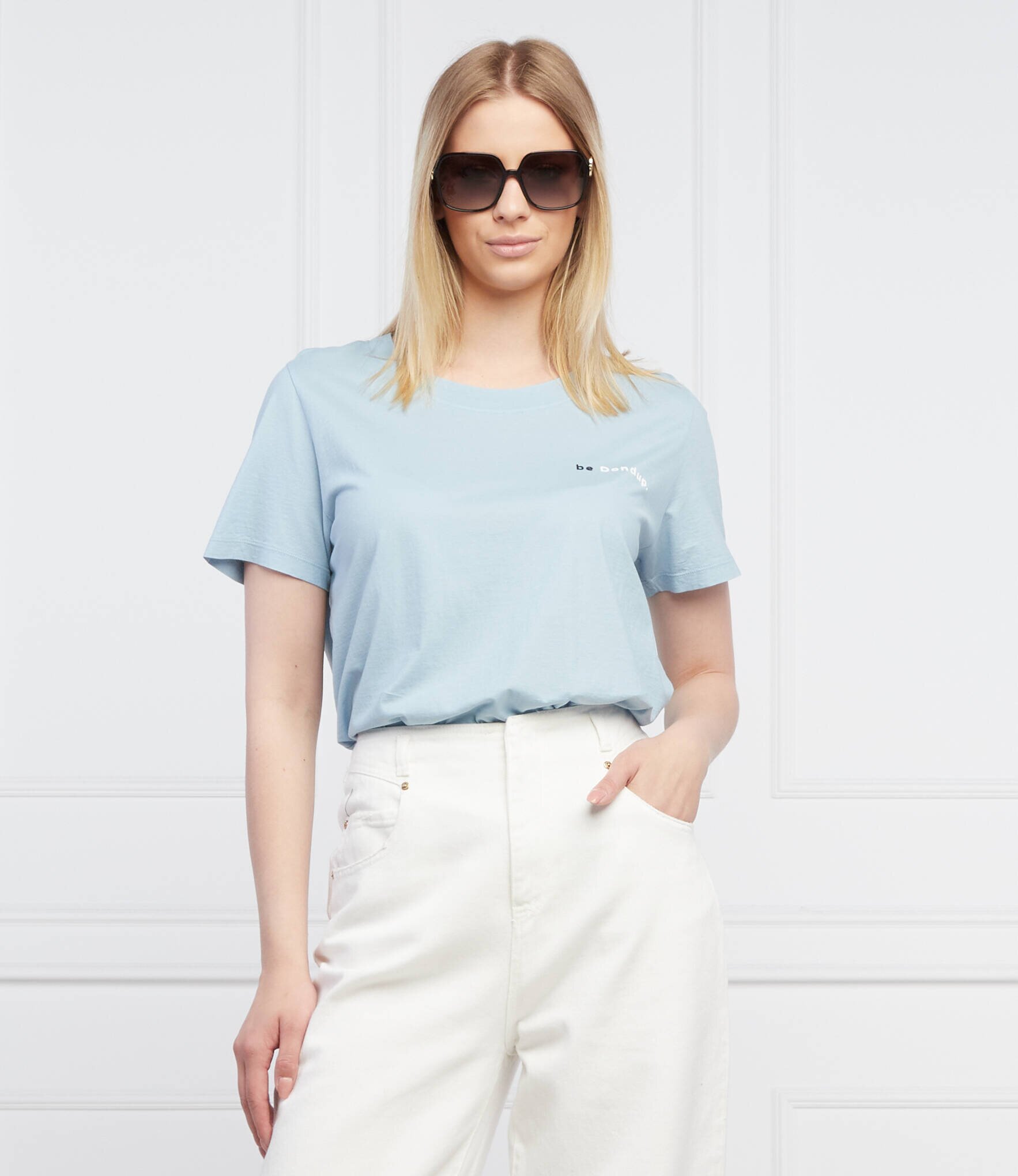 DONDUP - made in Italy Tricou | Oversize fit