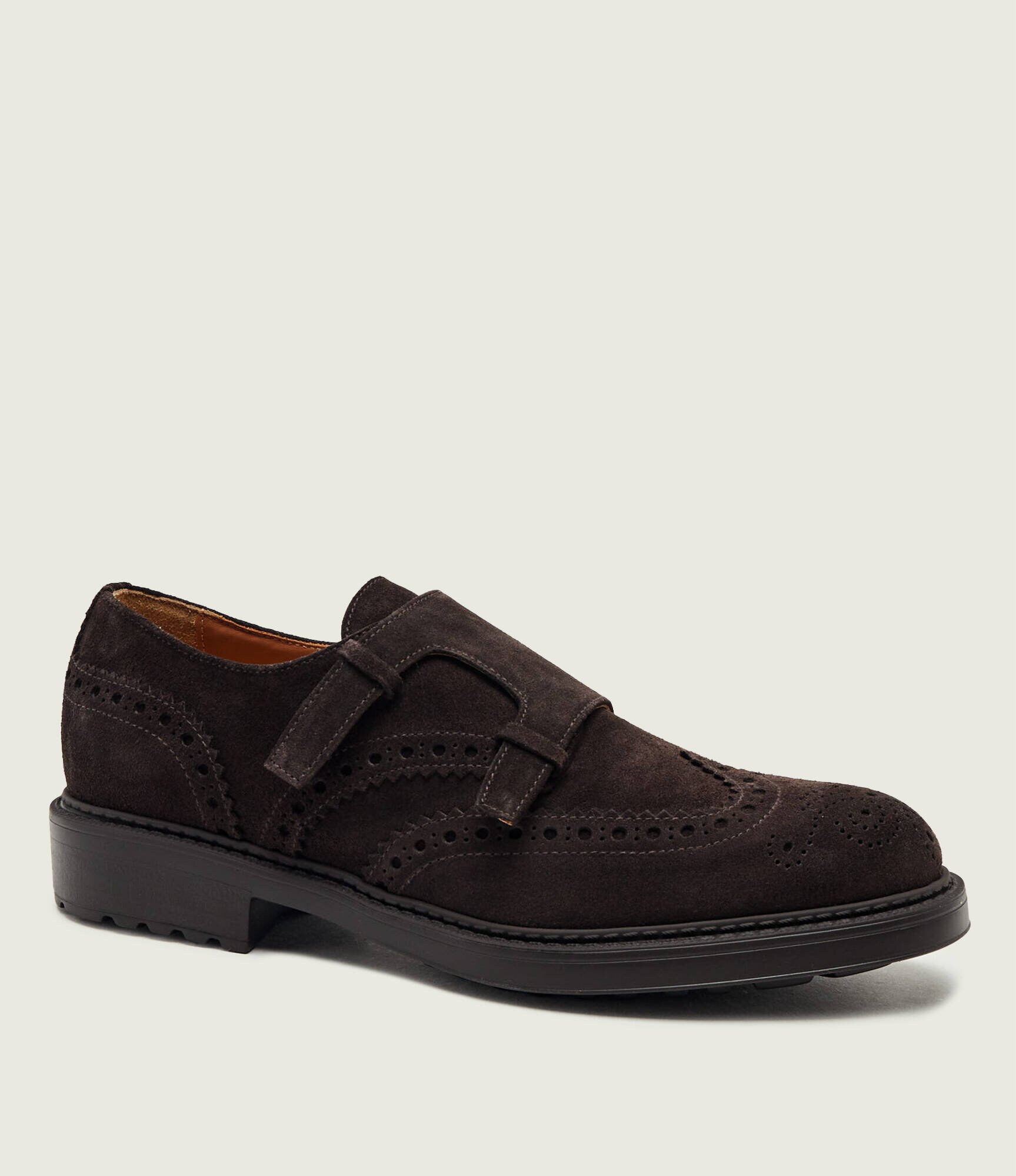 Doucal's Pantofi monk | piele întoarsă