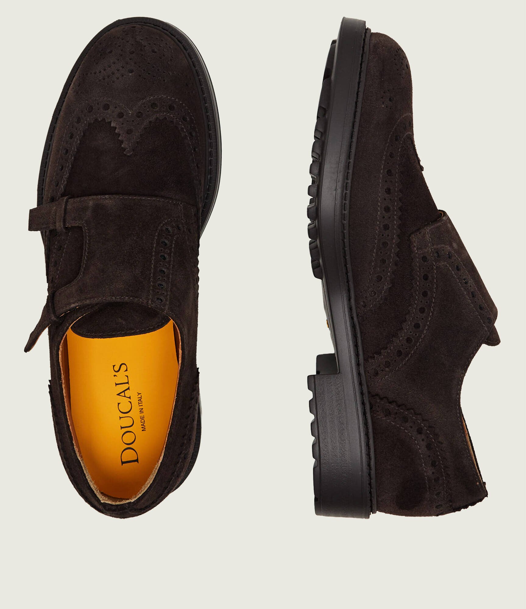Doucal's Pantofi monk | piele întoarsă