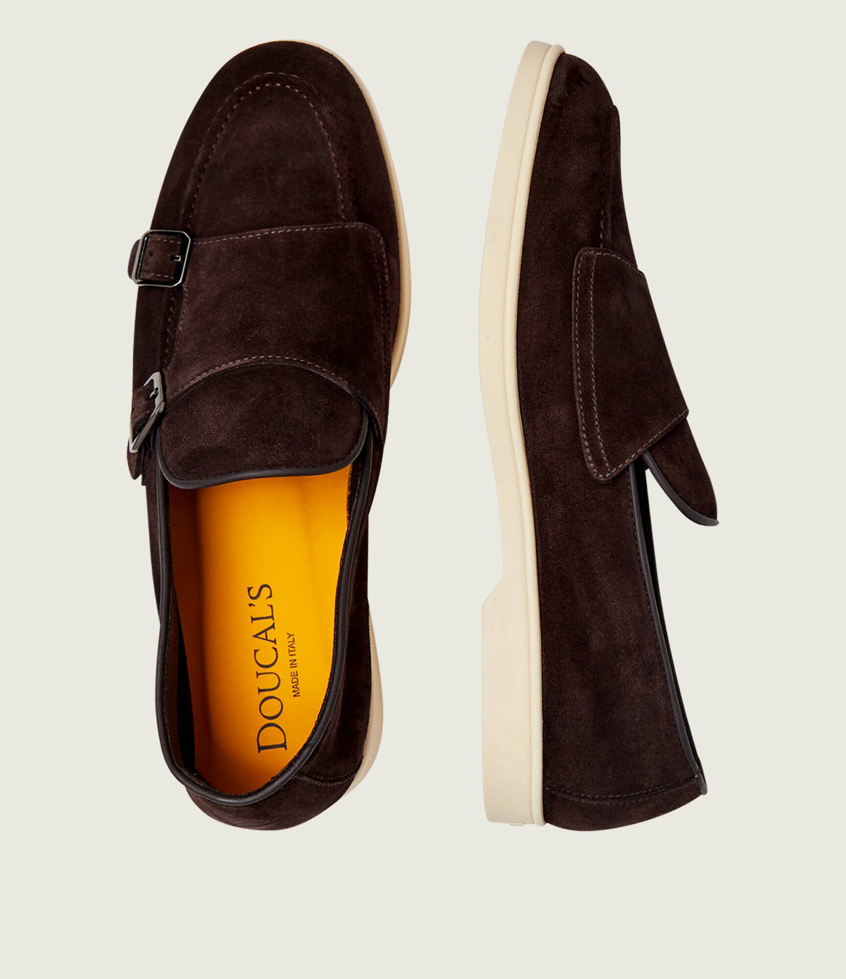 Doucal's Pantofi monk | piele întoarsă