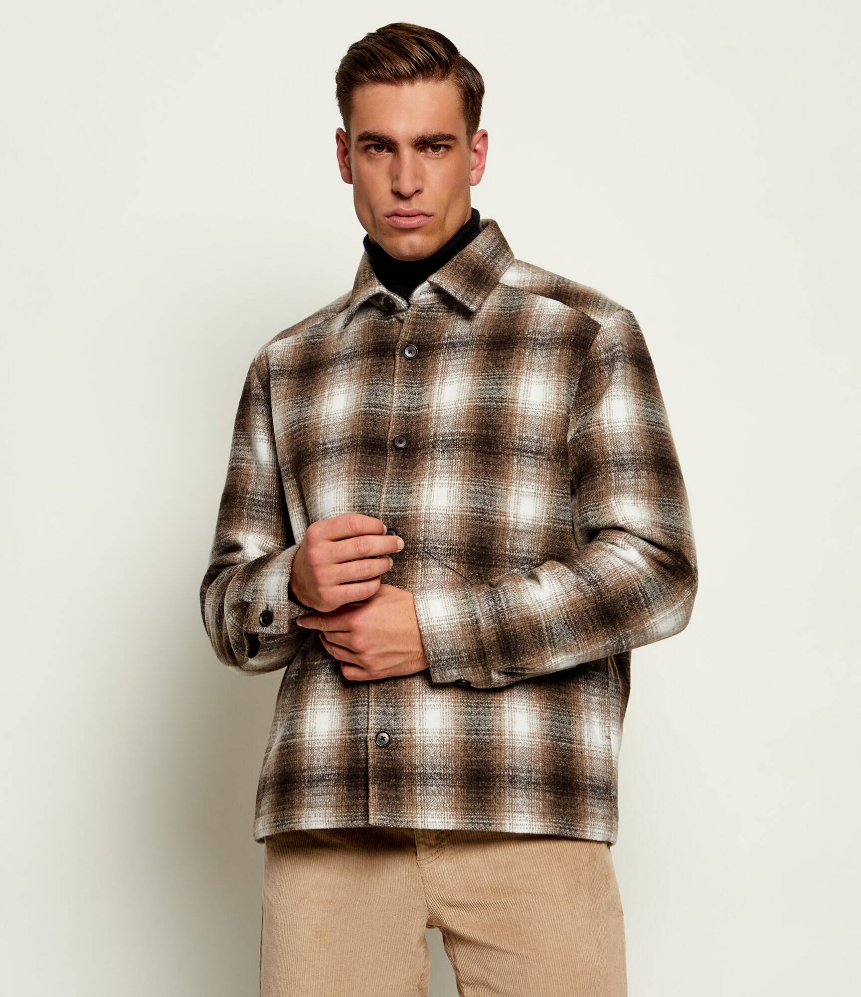 Drykorn Cămașă Dieggo_P | Oversize fit cu adaos de lână
