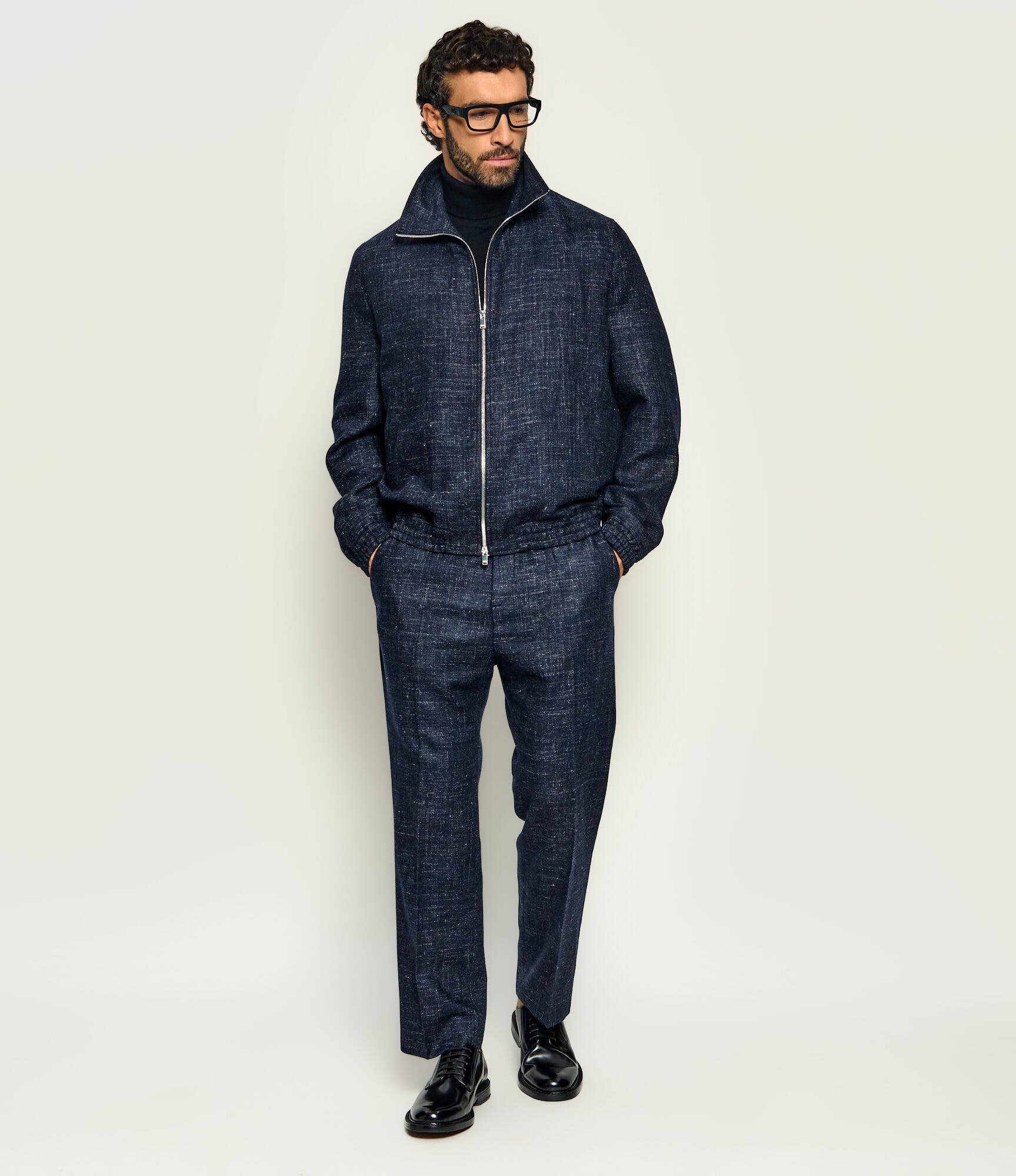 Drykorn De lână pantaloni chino Garona_B | Relaxed fit | cu adaos de in