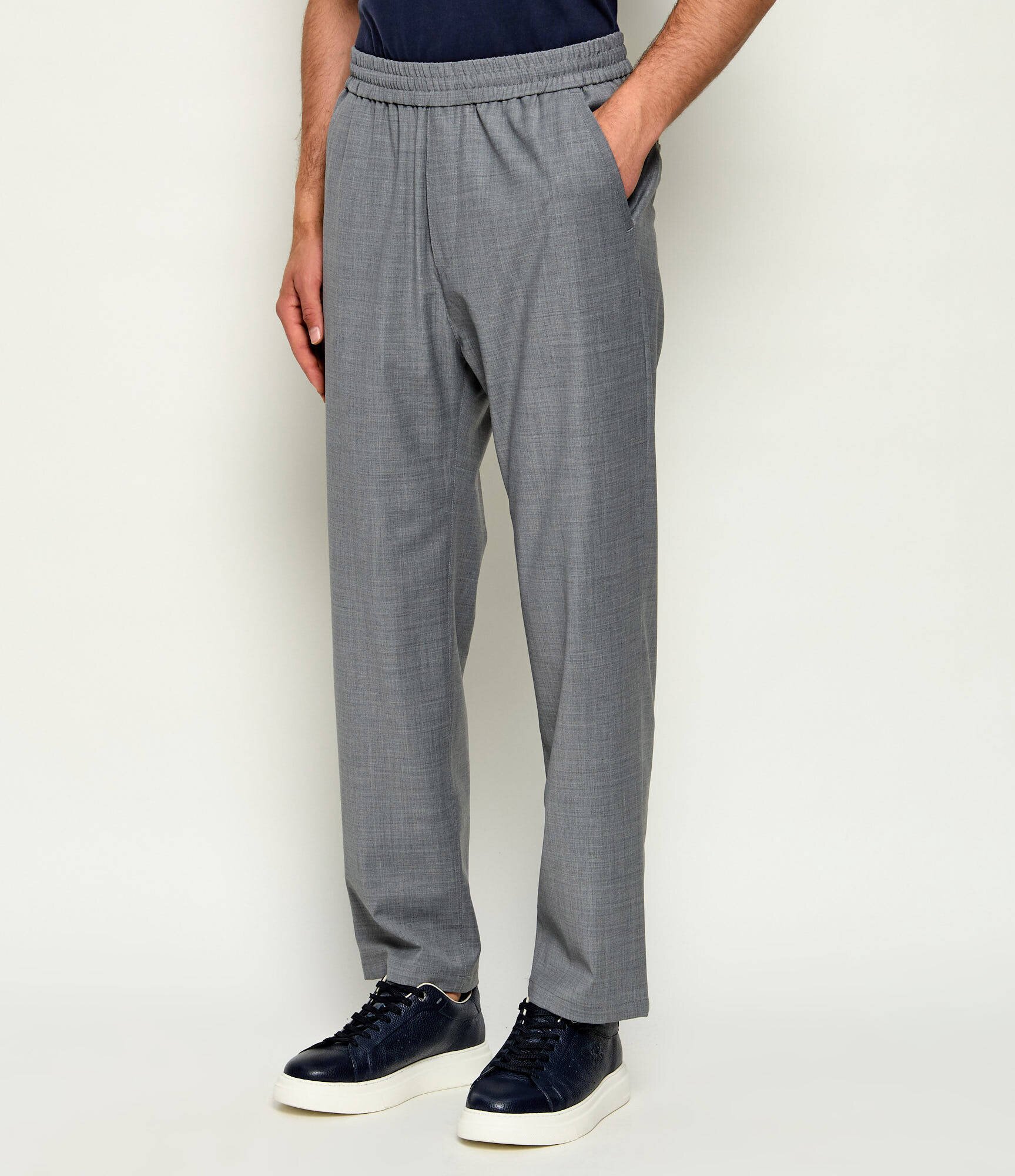 Drykorn Pantaloni ACADO DRYNAMIC | Relaxed fit cu adaos de lână