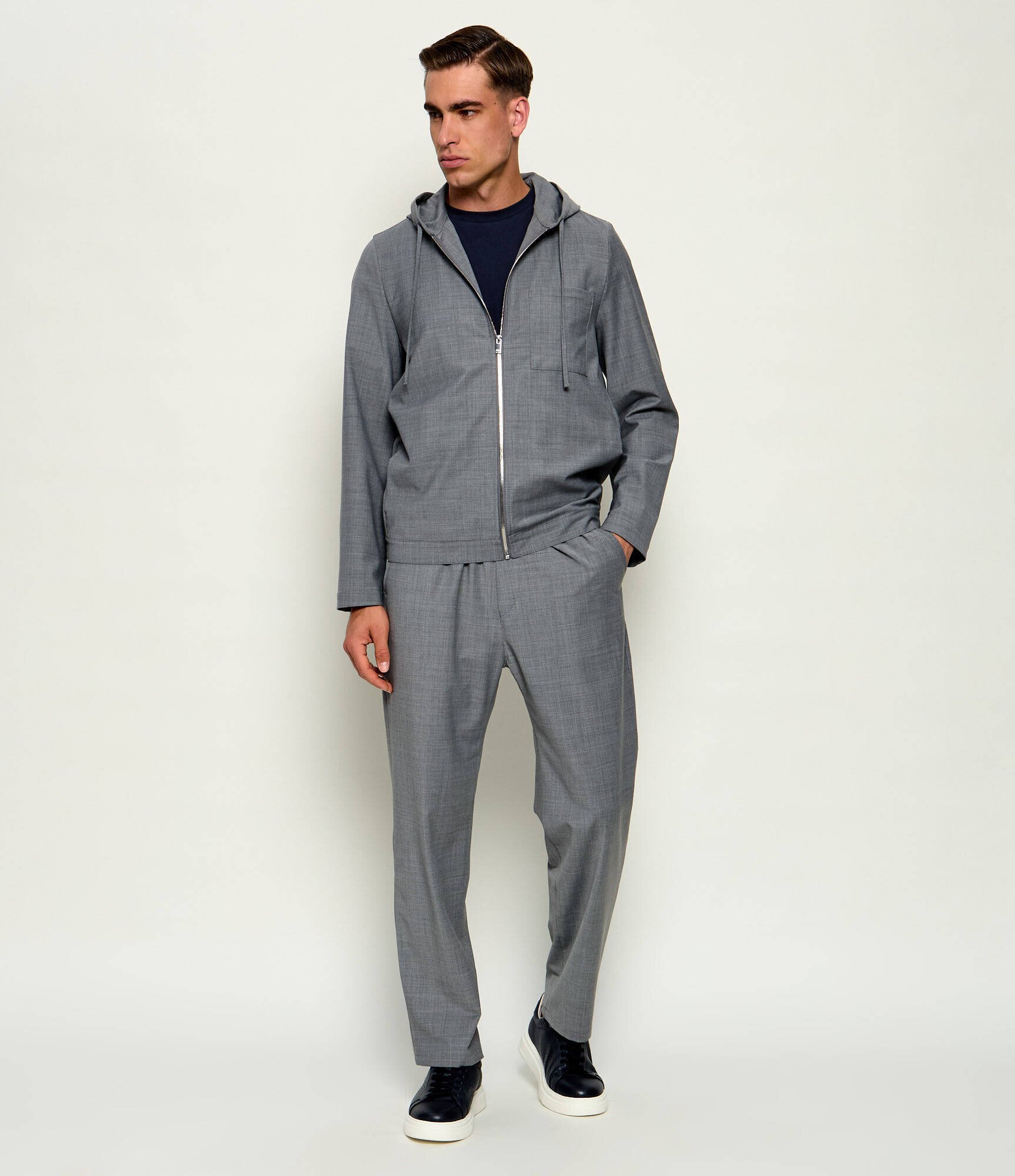 Drykorn Pantaloni ACADO DRYNAMIC | Relaxed fit cu adaos de lână