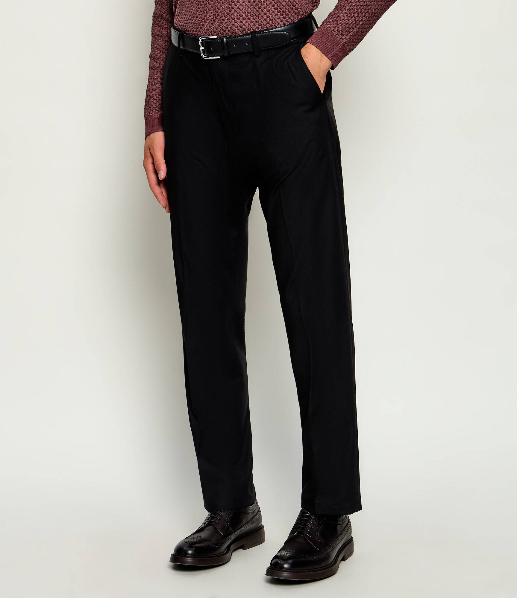 Drykorn Pantaloni Ajend_Rglr_Sk | Tapered fit cu adaos de lână
