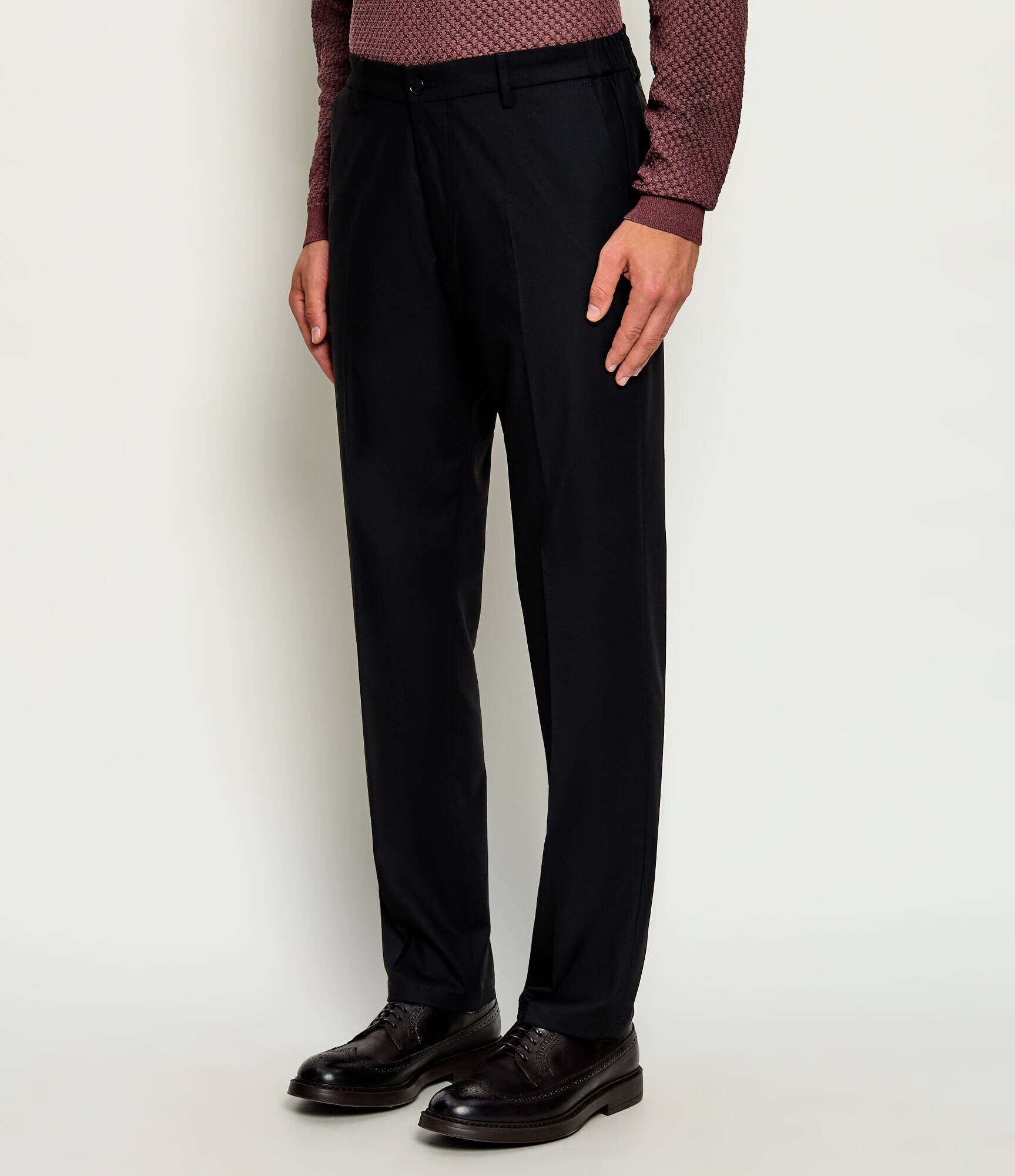 Drykorn Pantaloni Ajend_Rglr_Sk | Tapered fit cu adaos de lână