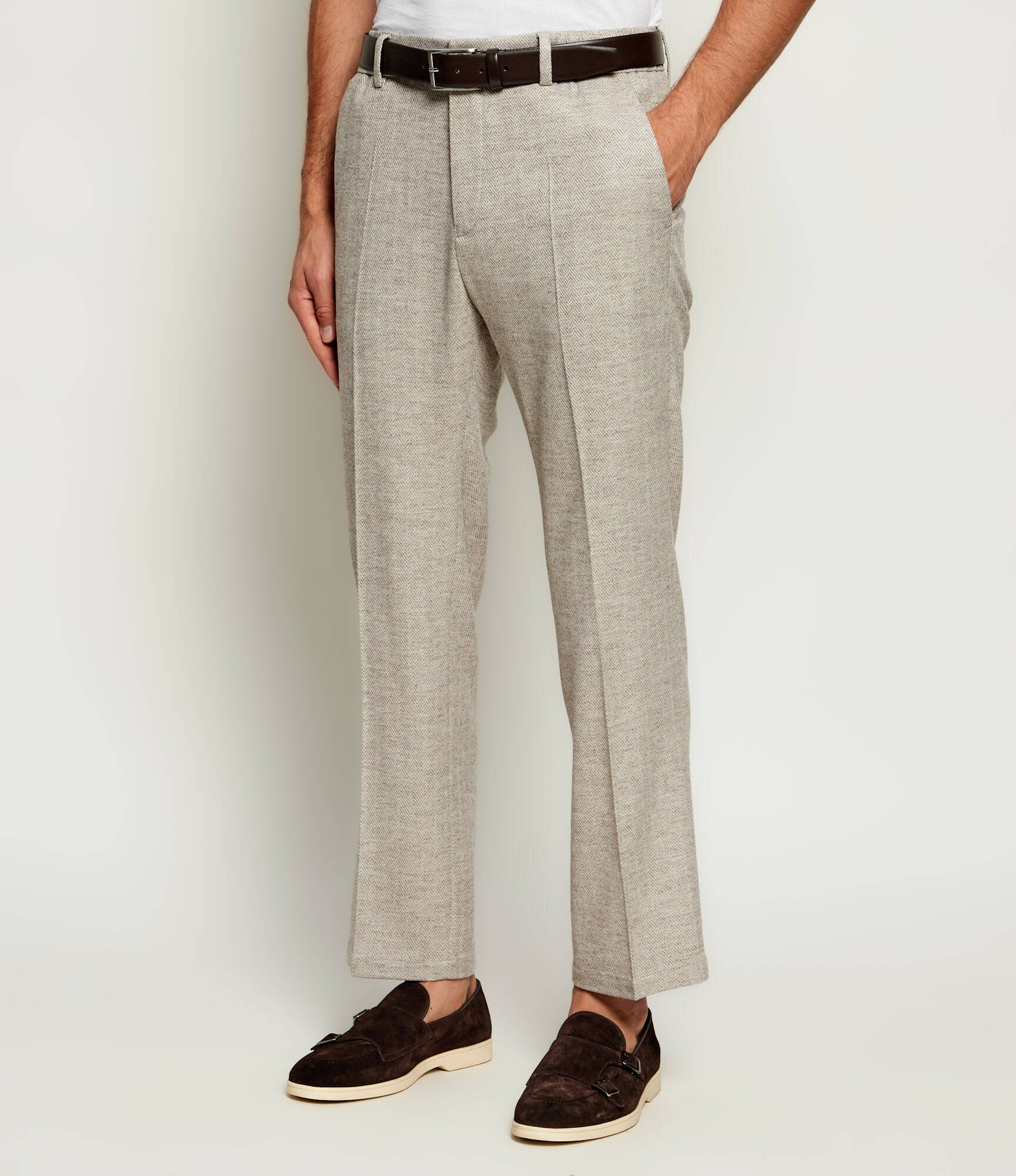Drykorn Pantaloni chino Garona_B | regular fit cu adaos de lână