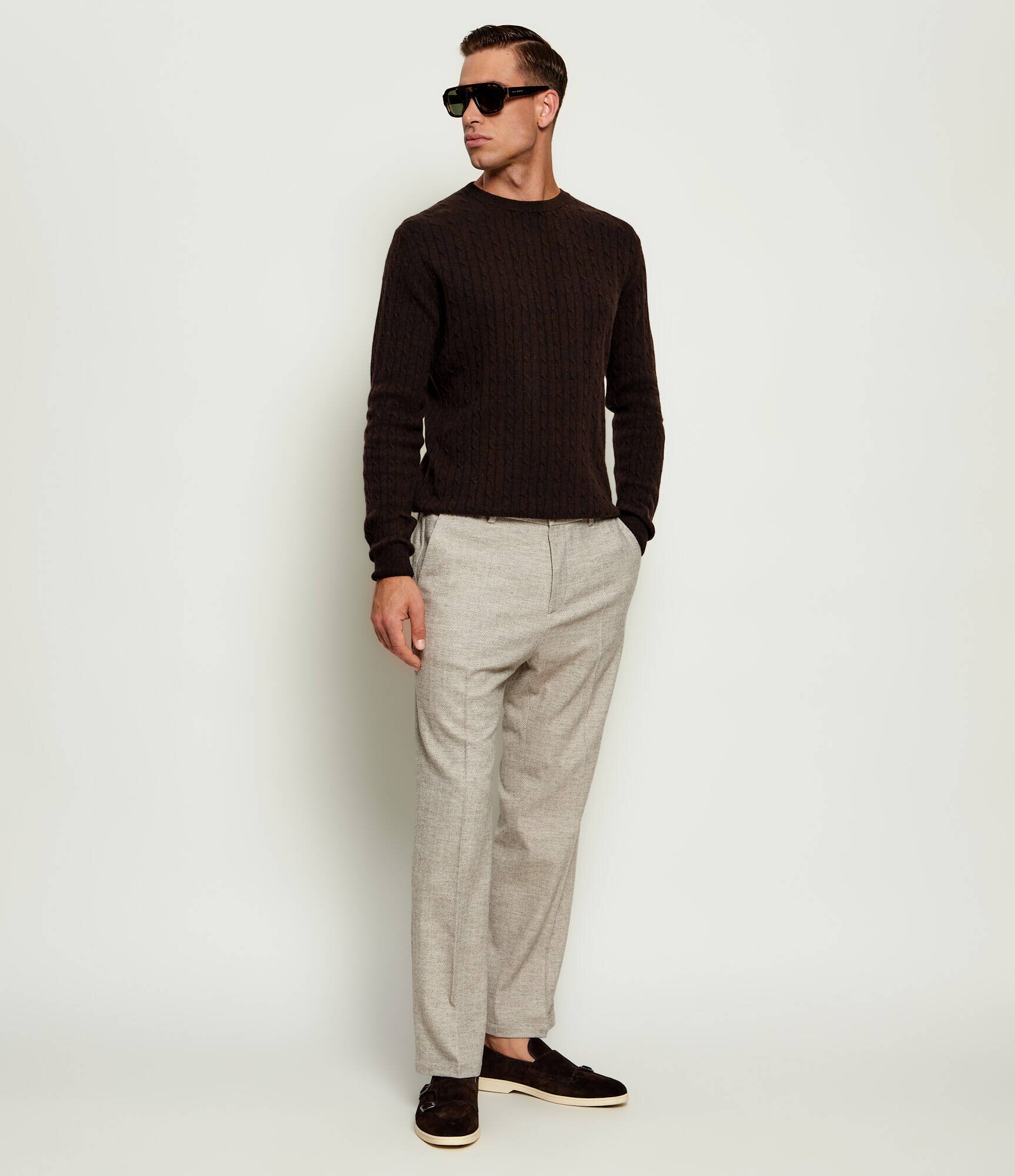 Drykorn Pantaloni chino Garona_B | regular fit cu adaos de lână