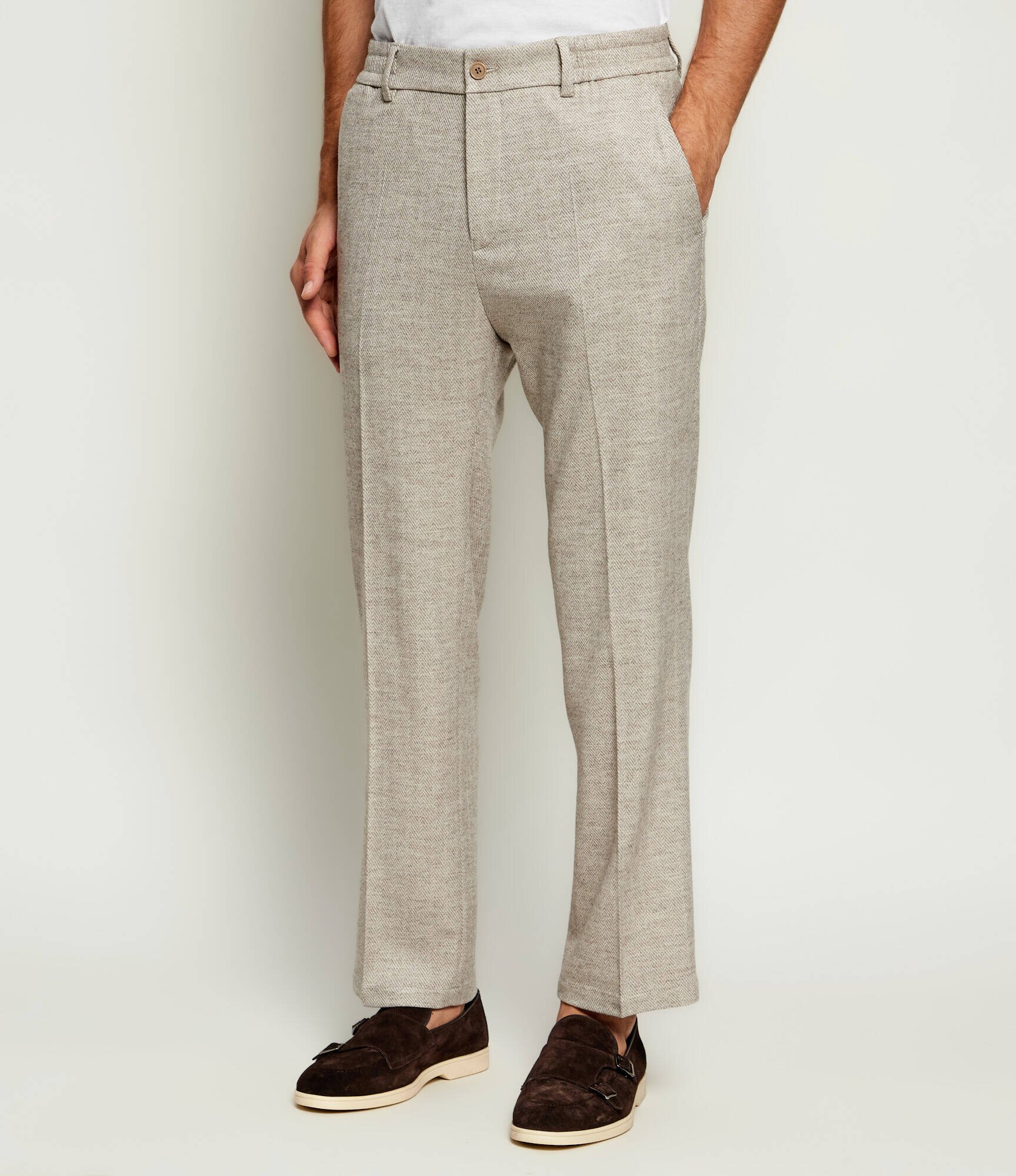 Drykorn Pantaloni chino Garona_B | regular fit cu adaos de lână