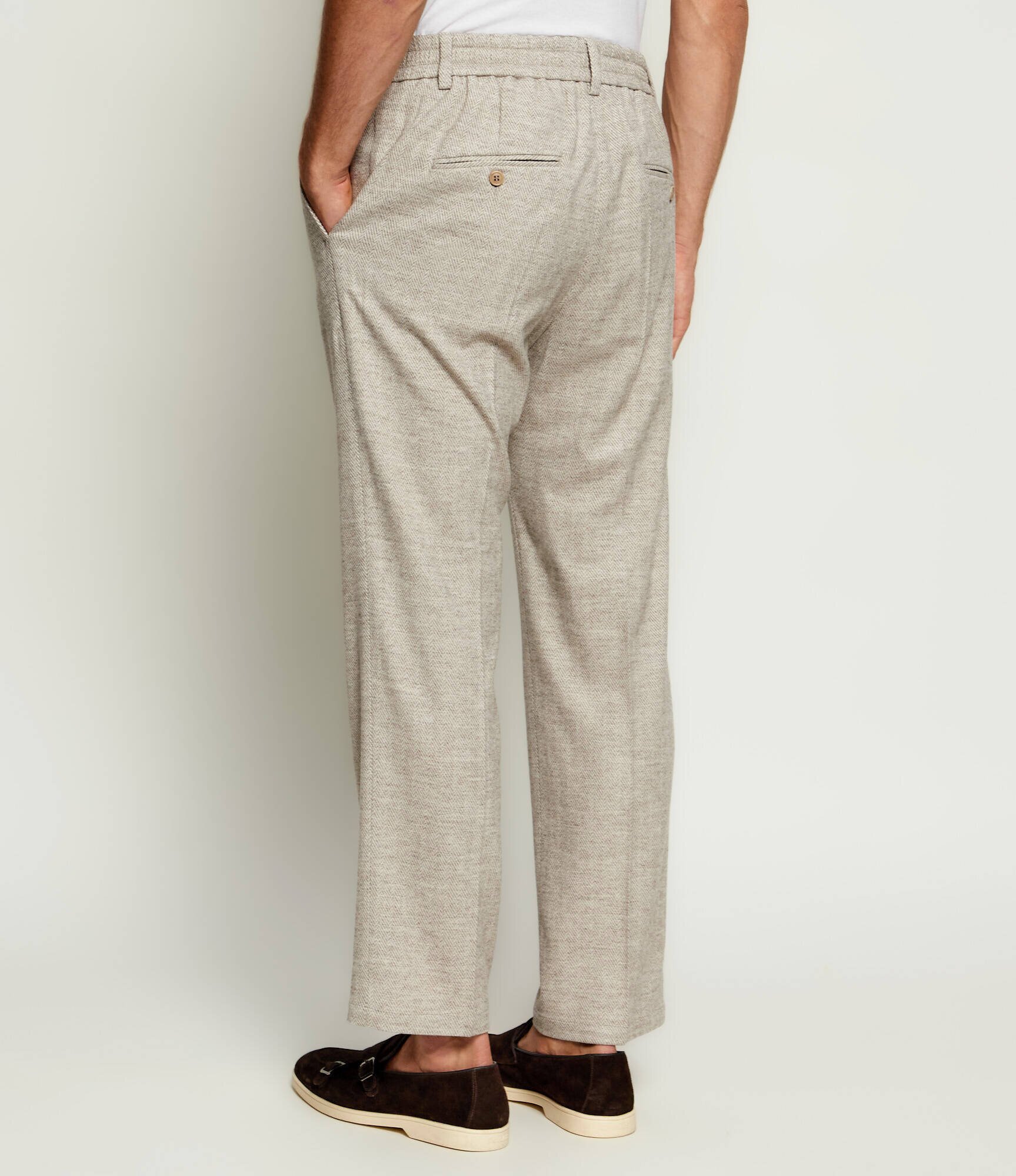 Drykorn Pantaloni chino Garona_B | regular fit cu adaos de lână