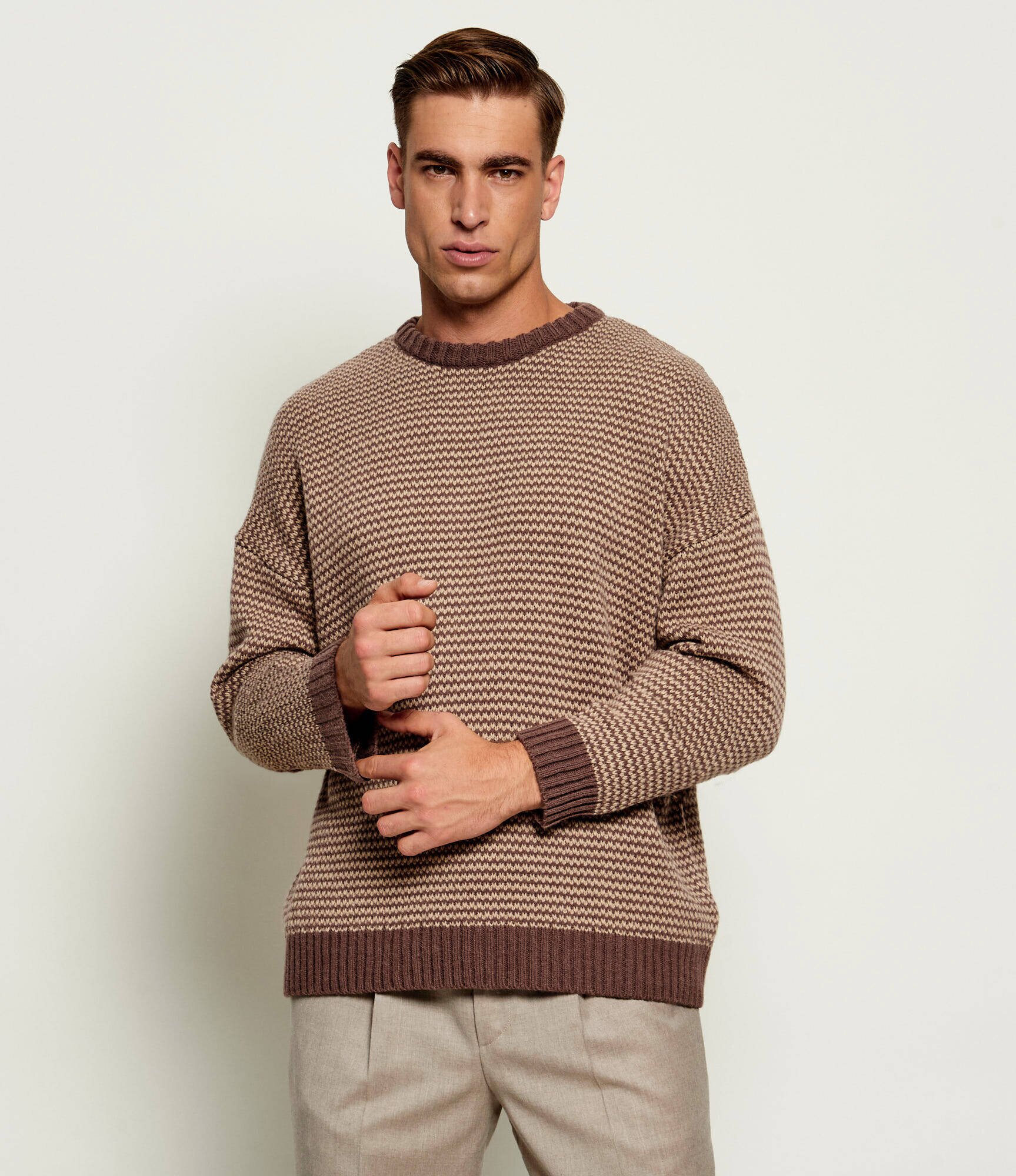 Drykorn Pulover Neelio | Relaxed fit cu adaos de lână