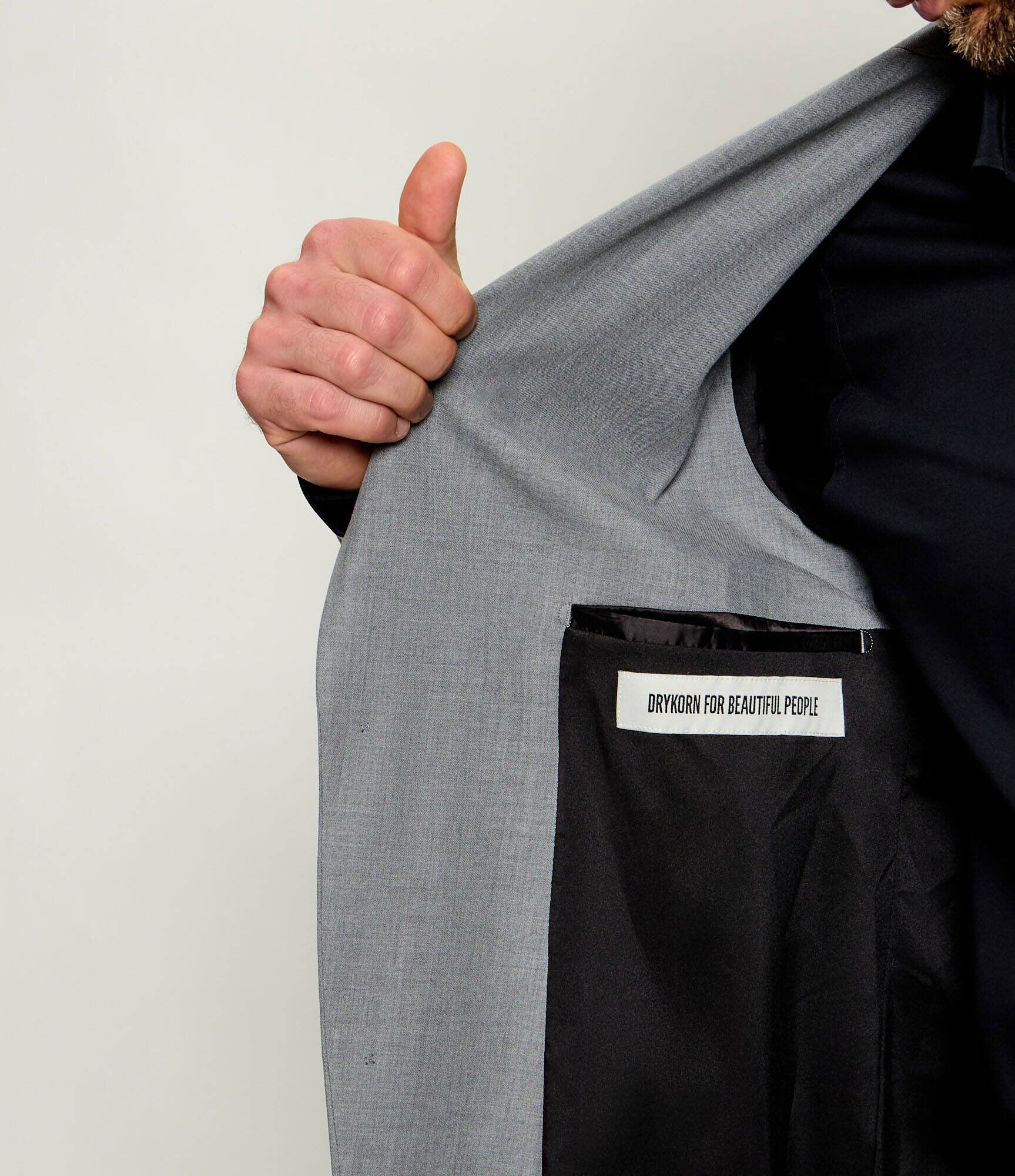 Drykorn Sacou Catory_B | regular fit cu adaos de lână
