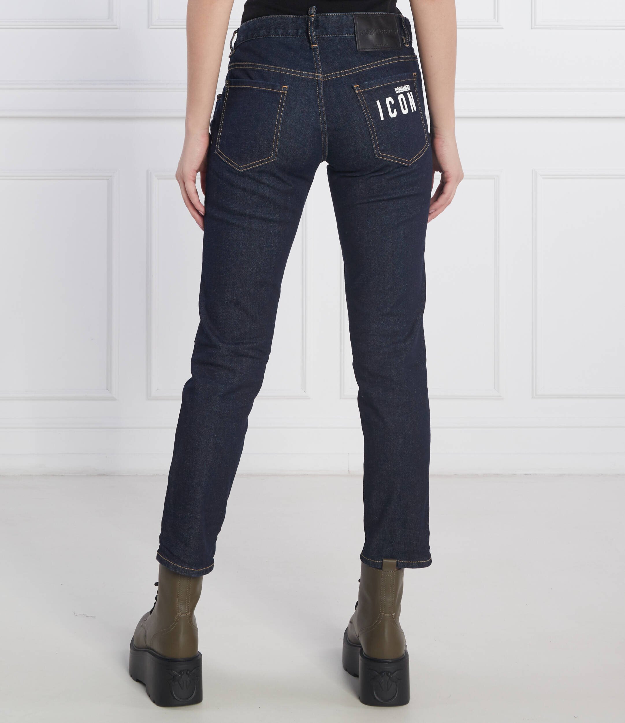 Dsquared2 Blugi B-Icon Jennifer Crop | Slim Fit