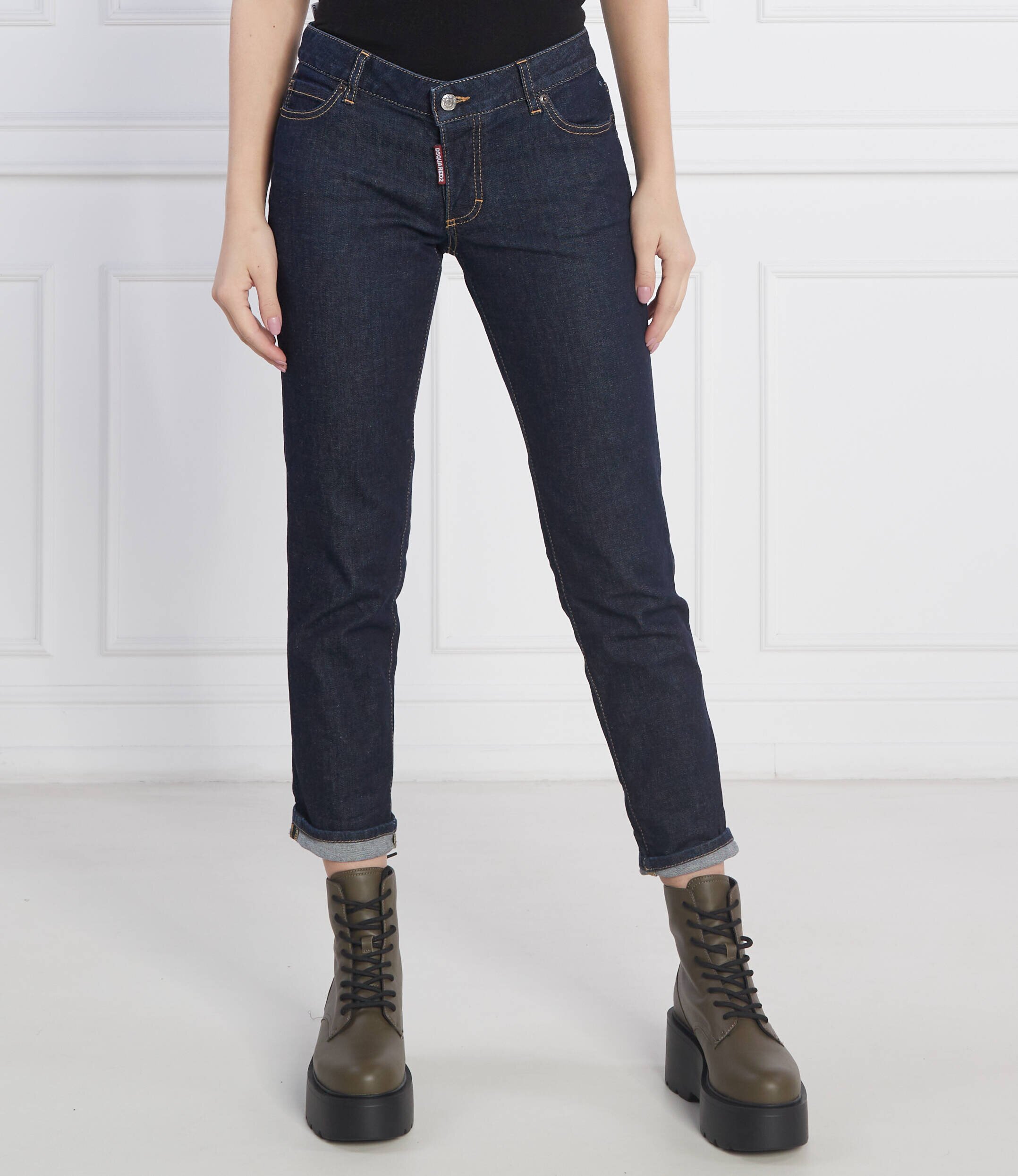 Dsquared2 Blugi B-Icon Jennifer Crop | Slim Fit