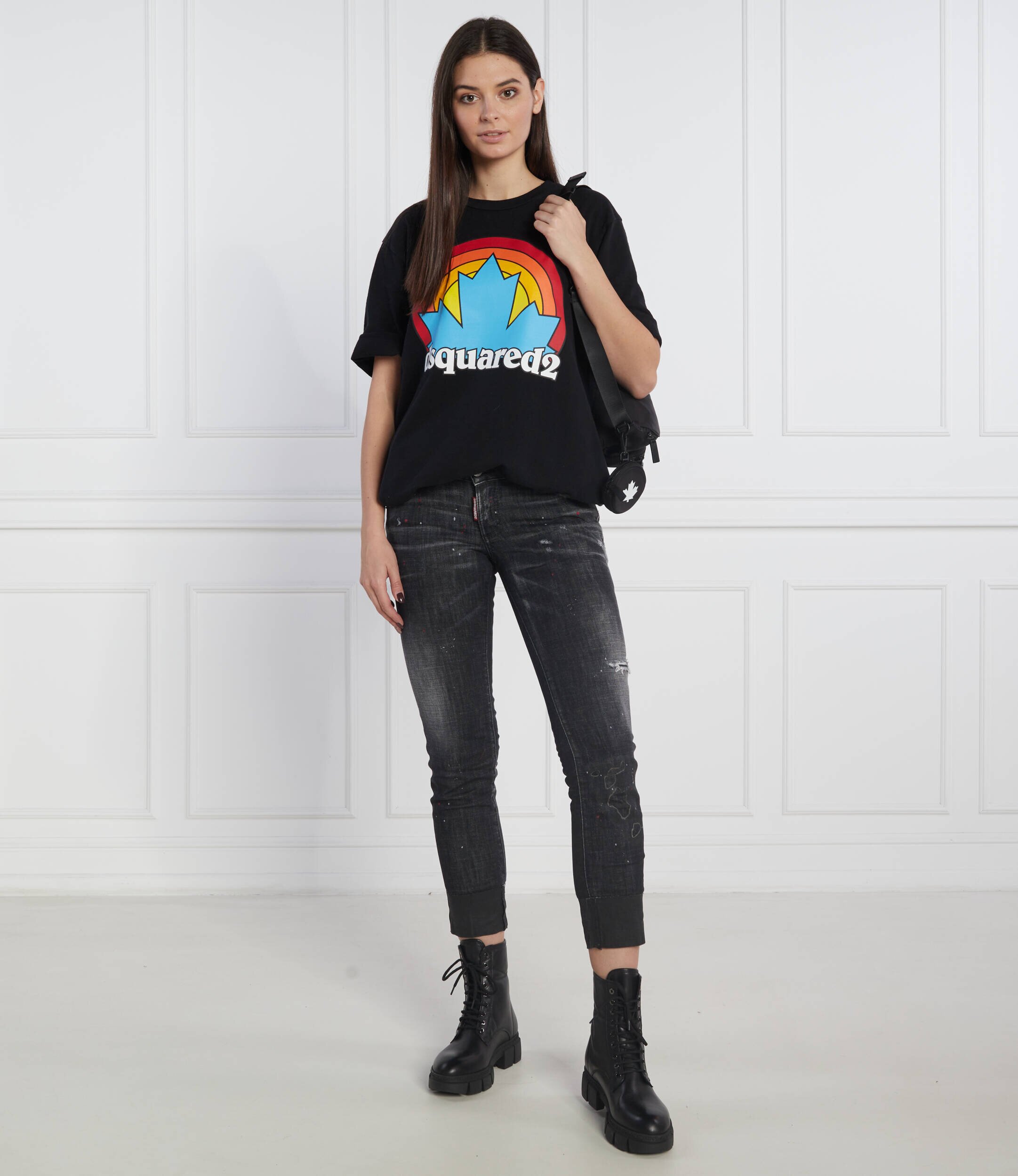 Dsquared2 Blugi Jennifer Cropped Jea | Slim Fit | low rise