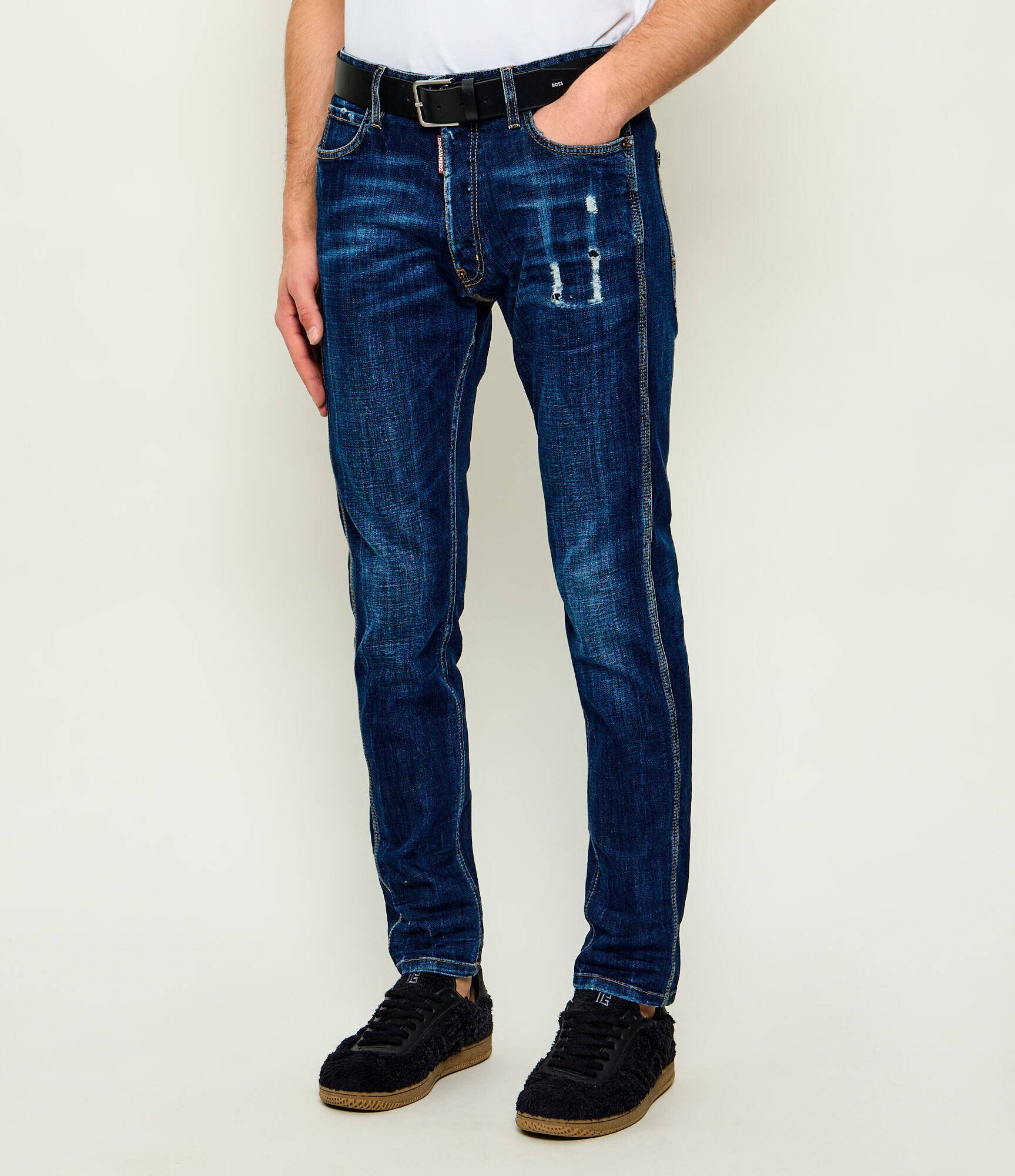 Dsquared2 Blugi Mini Front Teddy Jean | Slim Fit