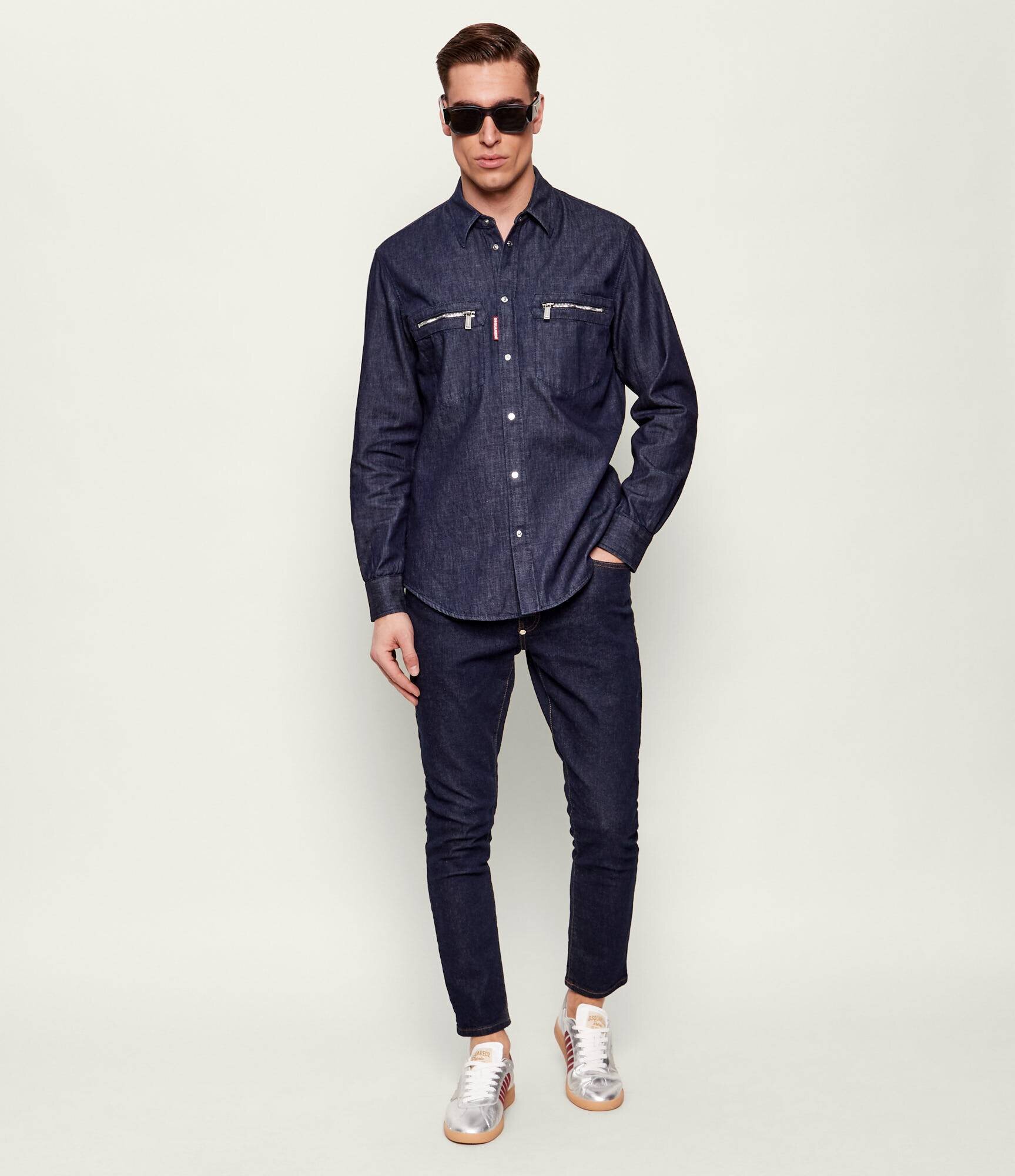 Dsquared2 De blugi cămașă Biker | regular fit