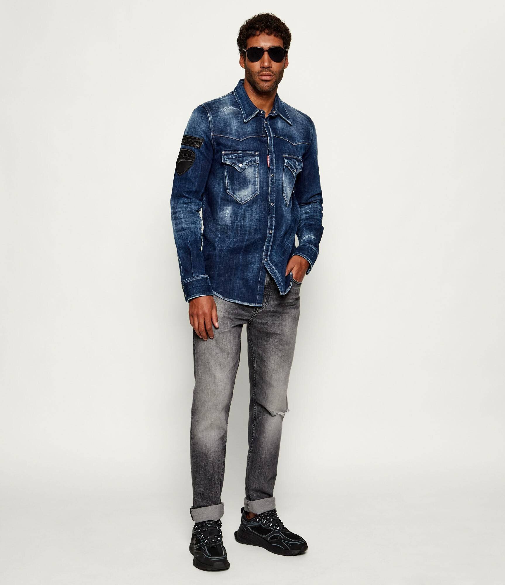 Dsquared2 De blugi cămașă Ducati x | regular fit