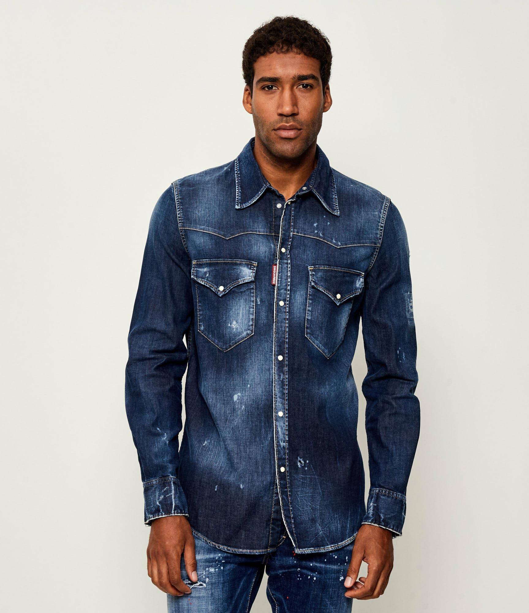 Dsquared2 De blugi cămașă Fashion Western | regular fit