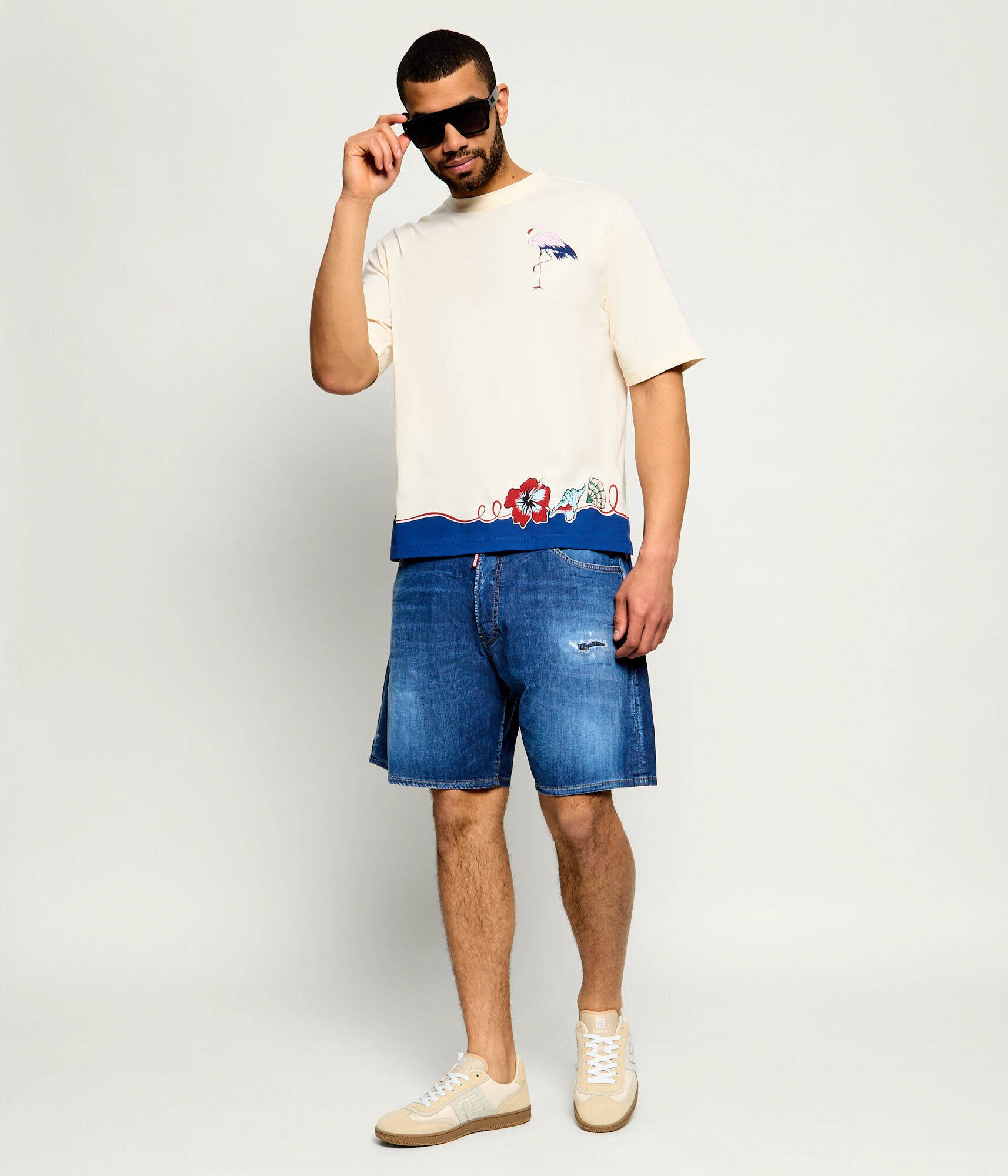 Dsquared2 De blugi pantaloni scurți Boxer | Relaxed fit