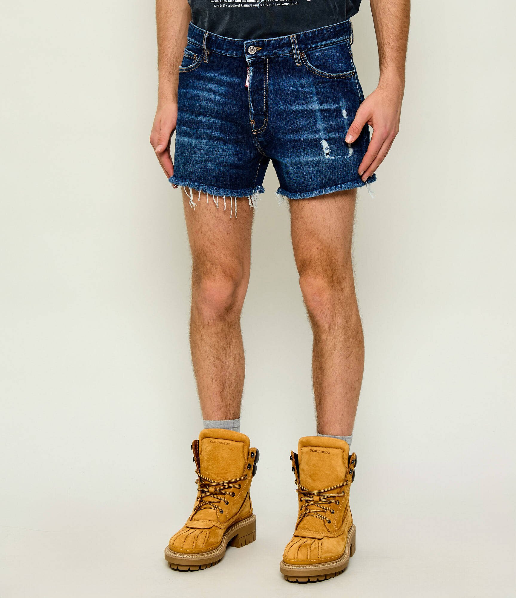 Dsquared2 De blugi pantaloni scurți Cut Off | Slim Fit