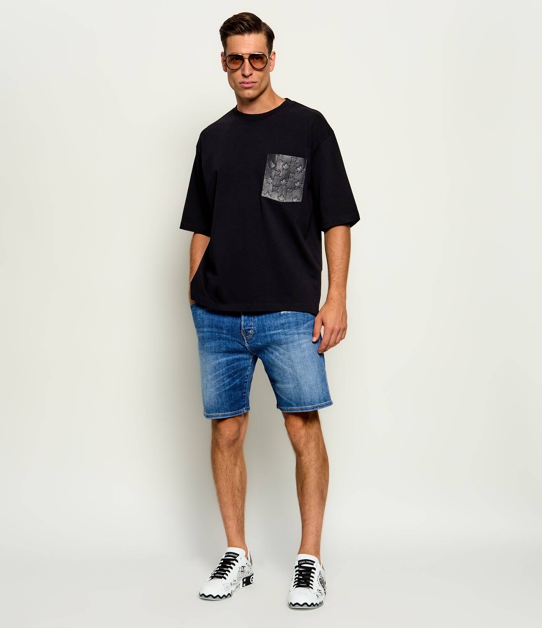 Dsquared2 De blugi pantaloni scurți Marine | regular fit