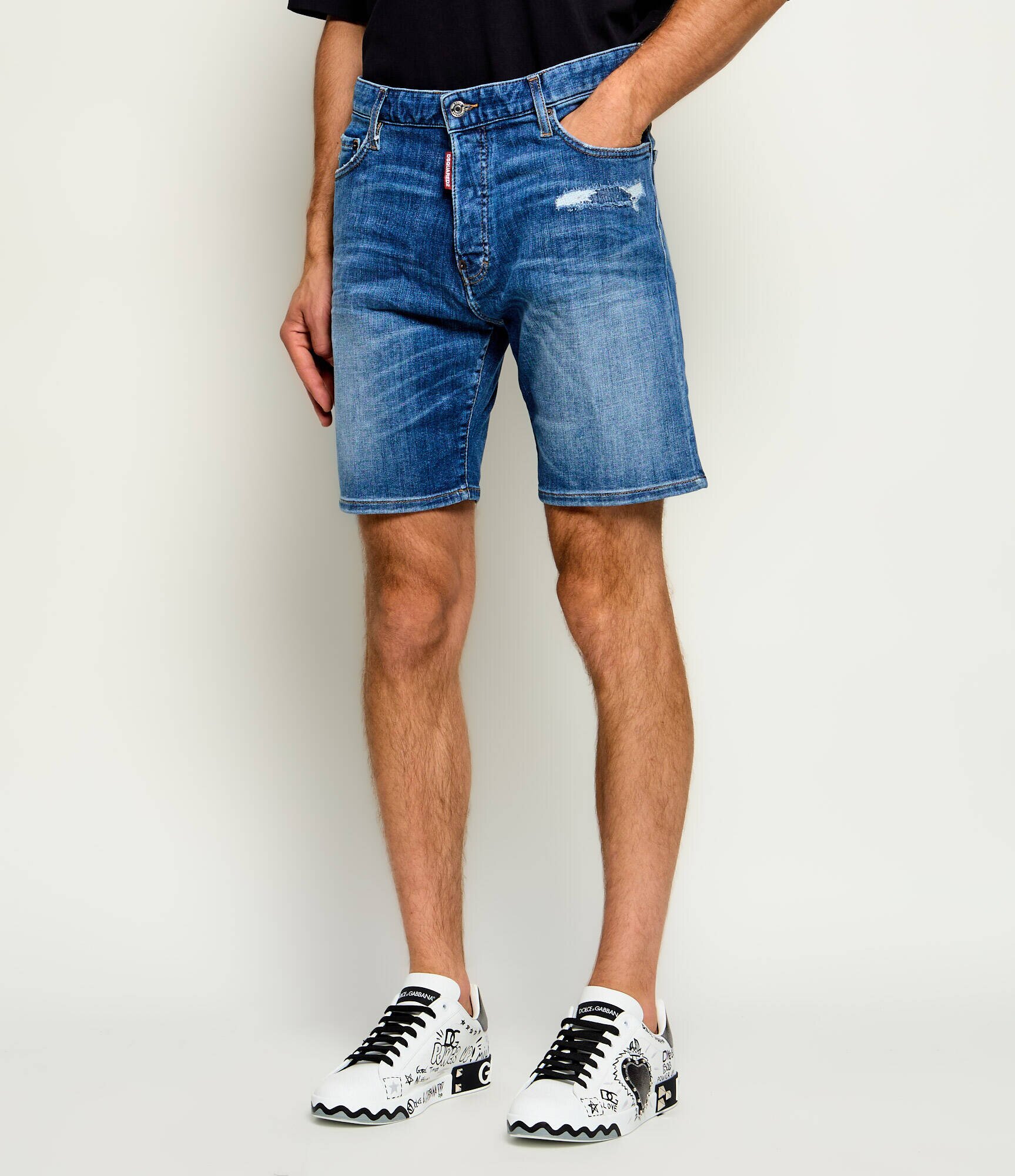 Dsquared2 De blugi pantaloni scurți Marine | regular fit