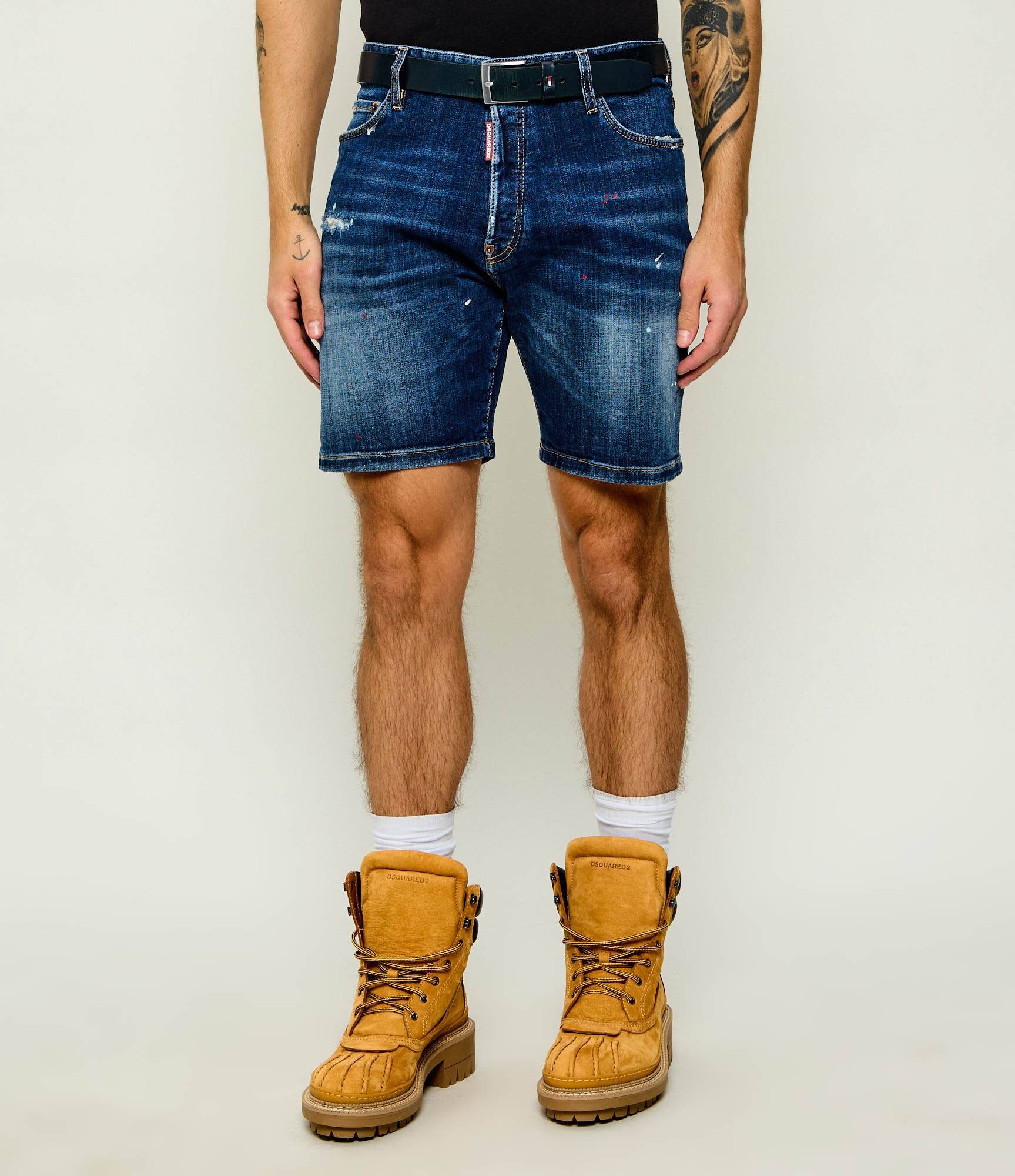Dsquared2 De blugi pantaloni scurți | Slim Fit