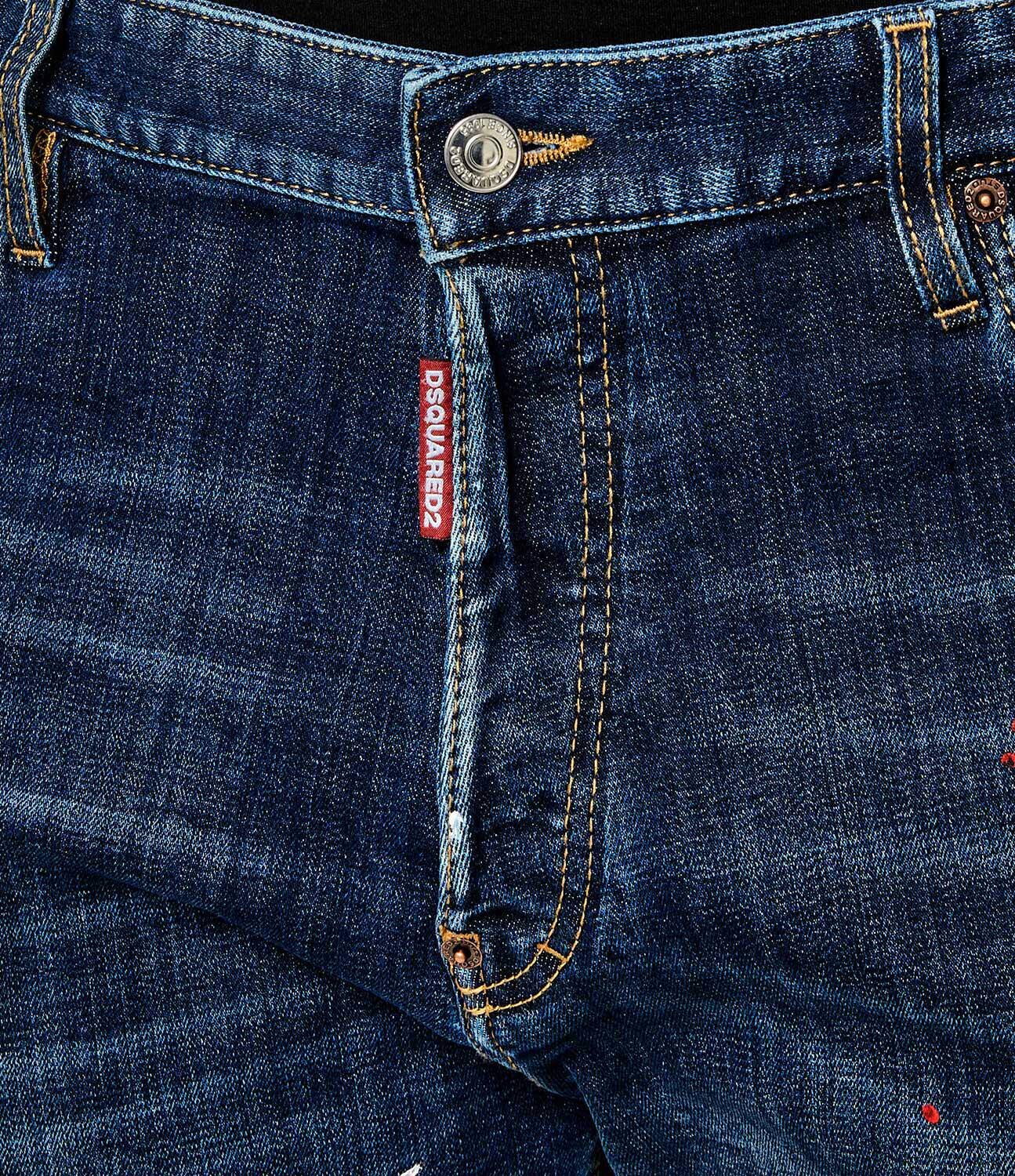Dsquared2 De blugi pantaloni scurți | Slim Fit
