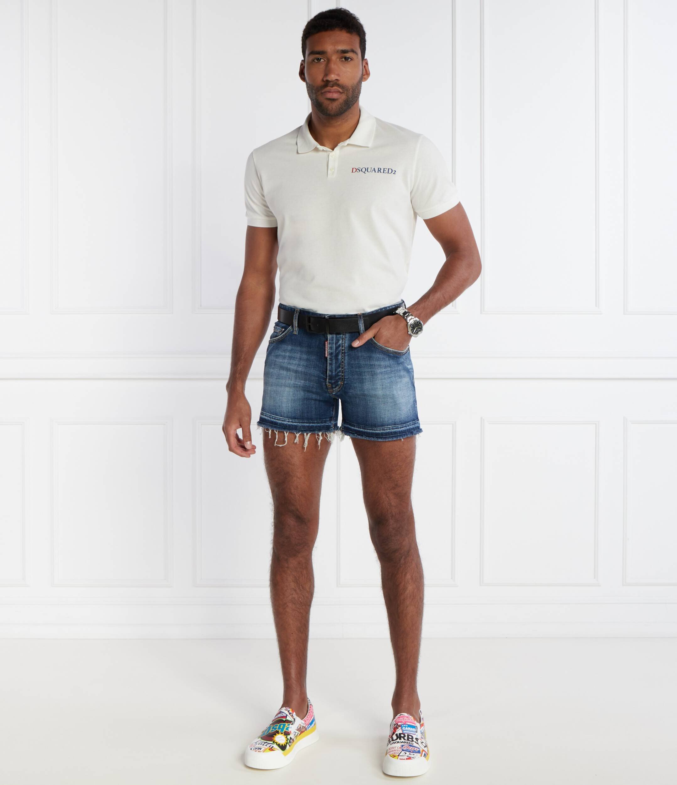 Dsquared2 De blugi pantaloni scurți x Rocco | Slim Fit