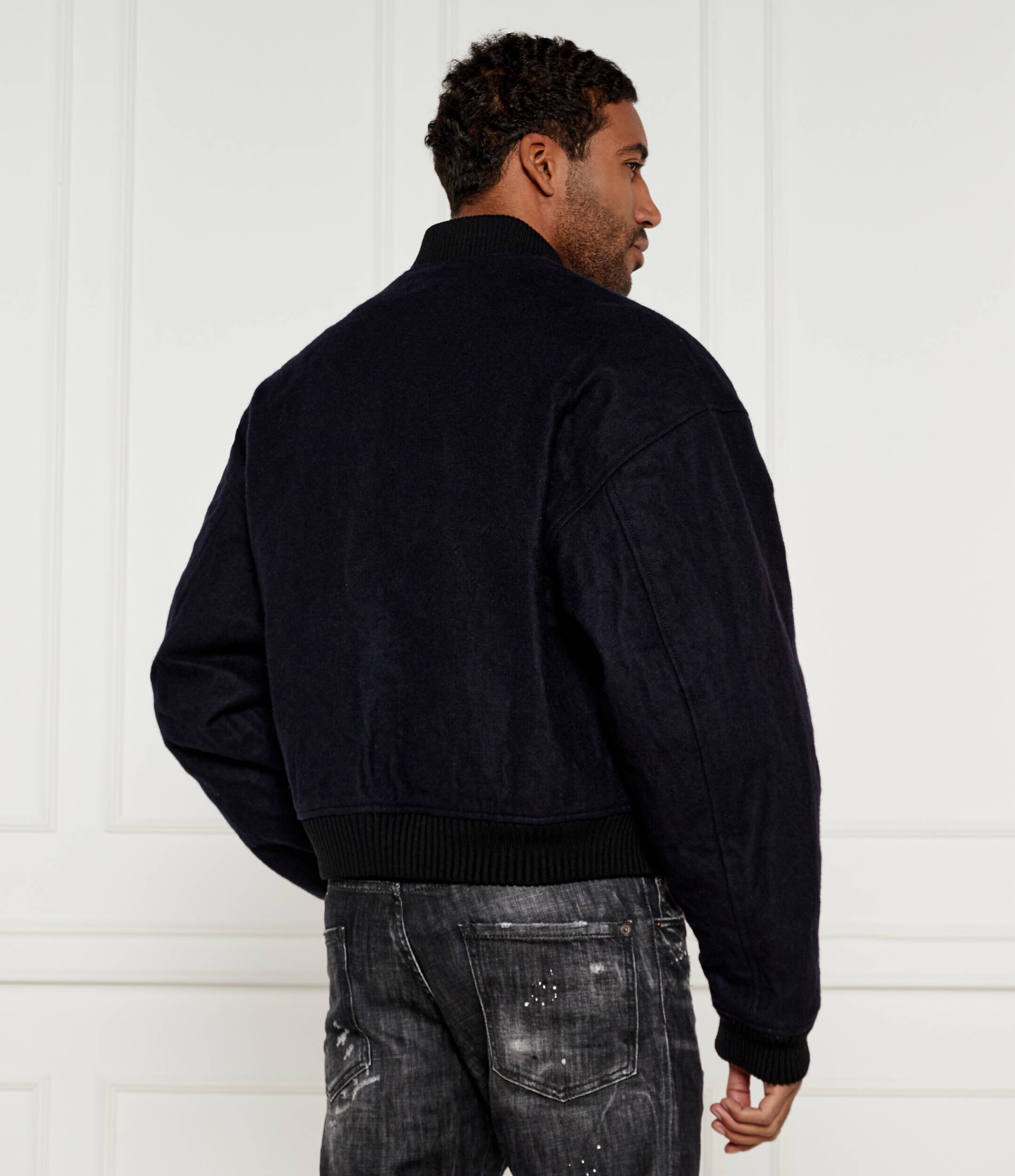 Dsquared2 De lână geacă bomber | Regular Fit