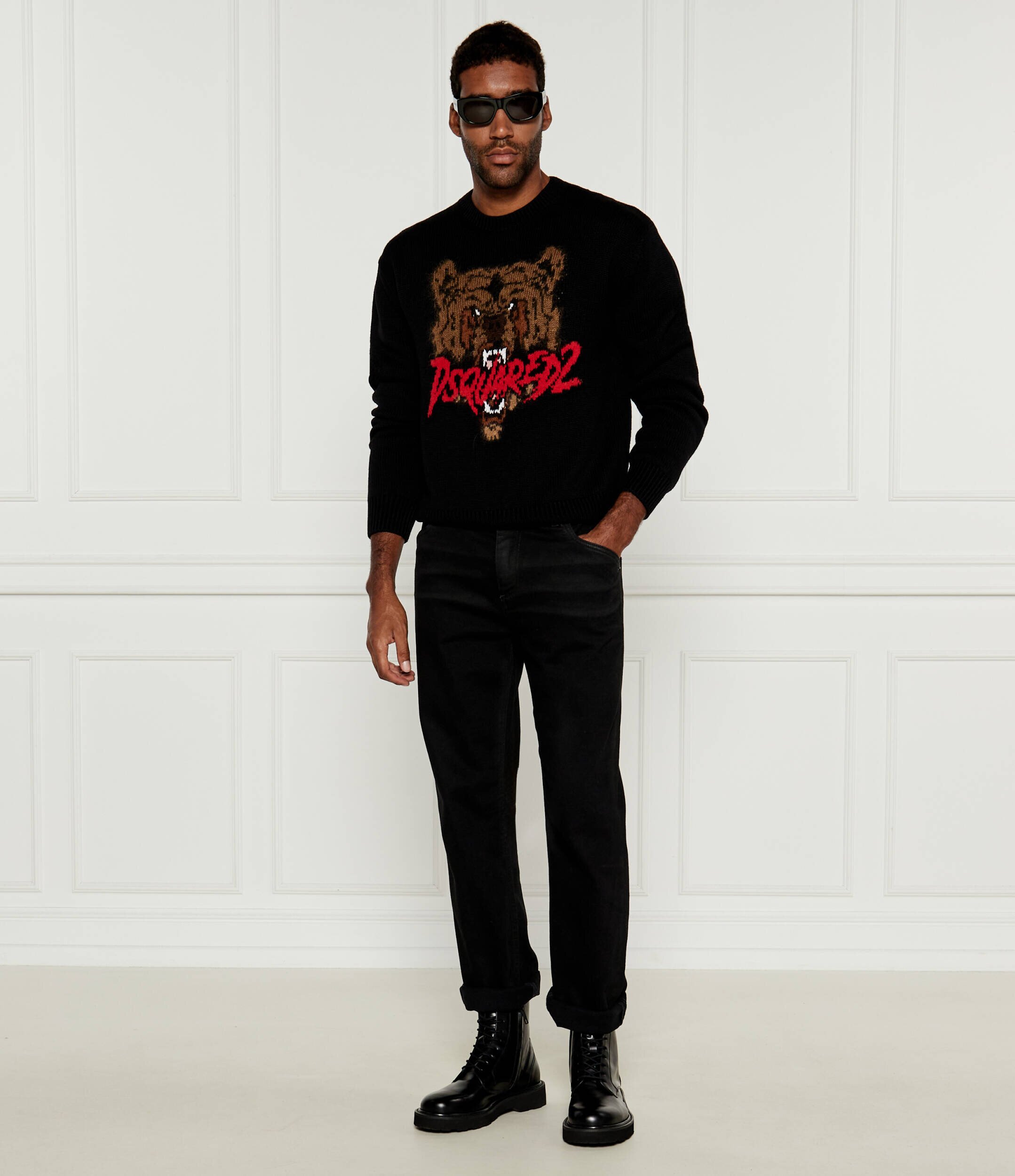 Dsquared2 De lână pulover | Slim Fit