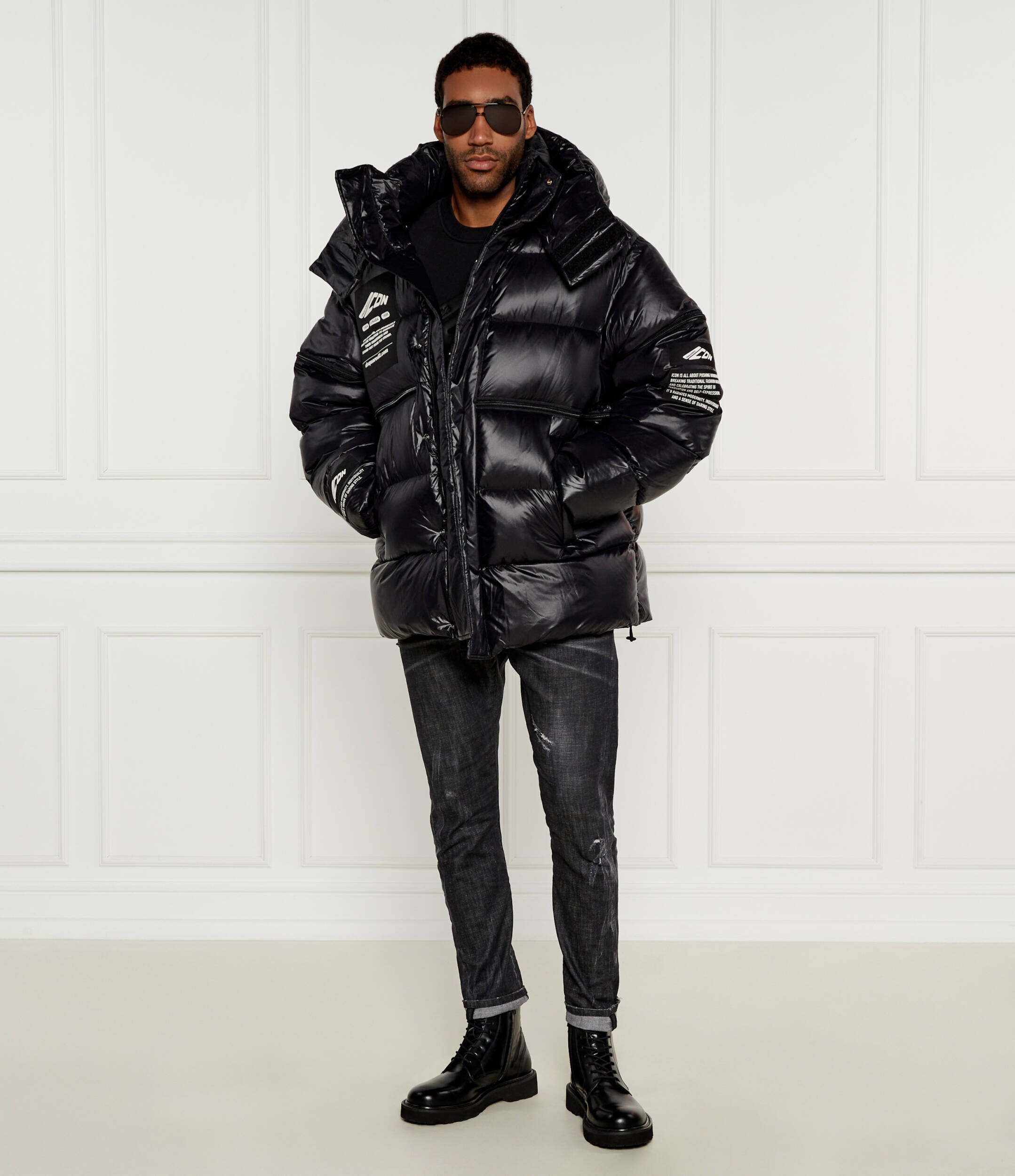 Dsquared2 De puf geacă 2 în 1 | Oversize fit