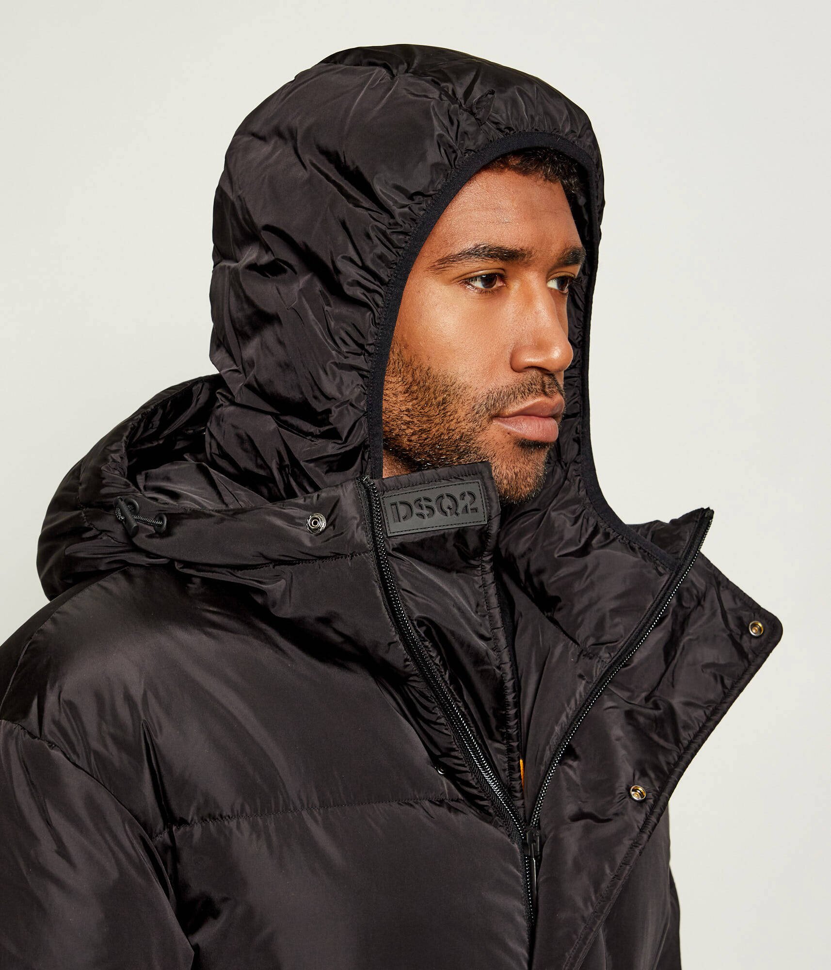 Dsquared2 De puf palton cu bretele
