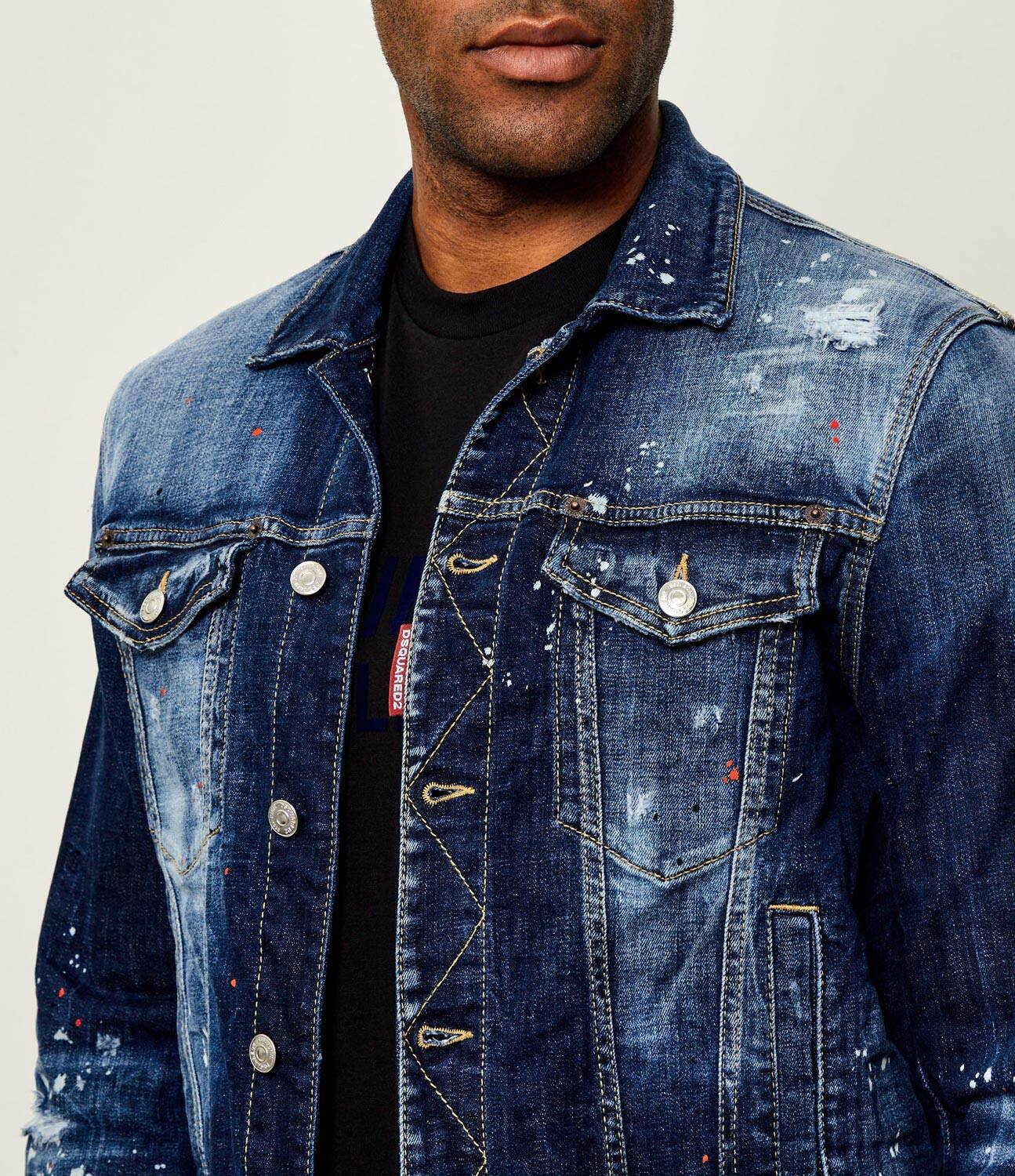 Dsquared2 Geacă de blug Dan Jean | regular fit