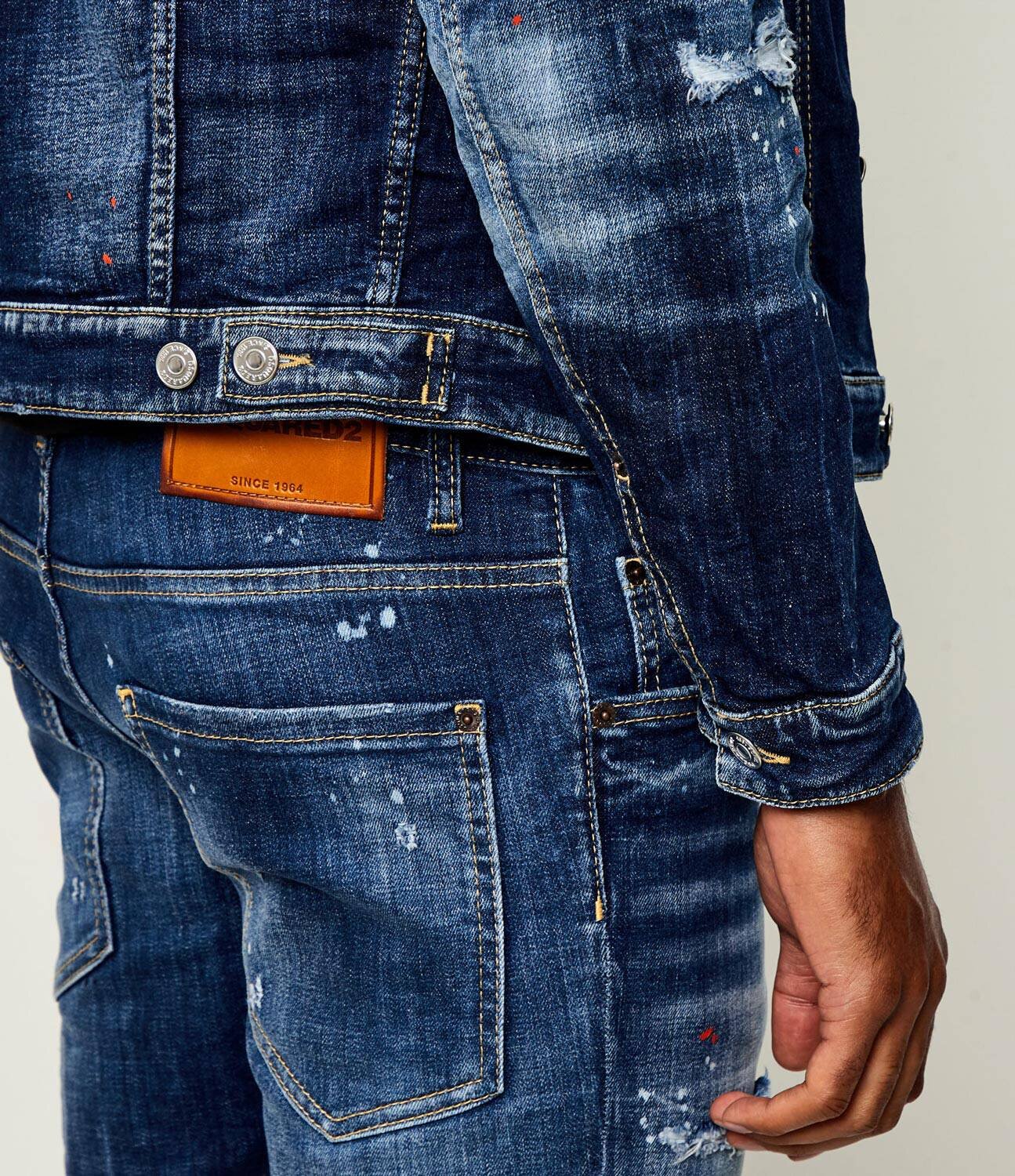 Dsquared2 Geacă de blug Dan Jean | regular fit