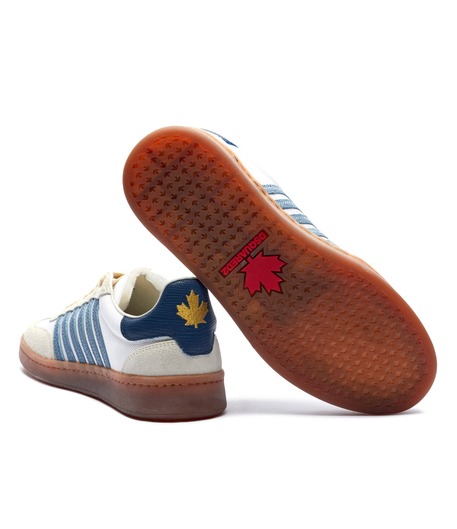 Dsquared2 Sneakers BOXER cu adaos de piele