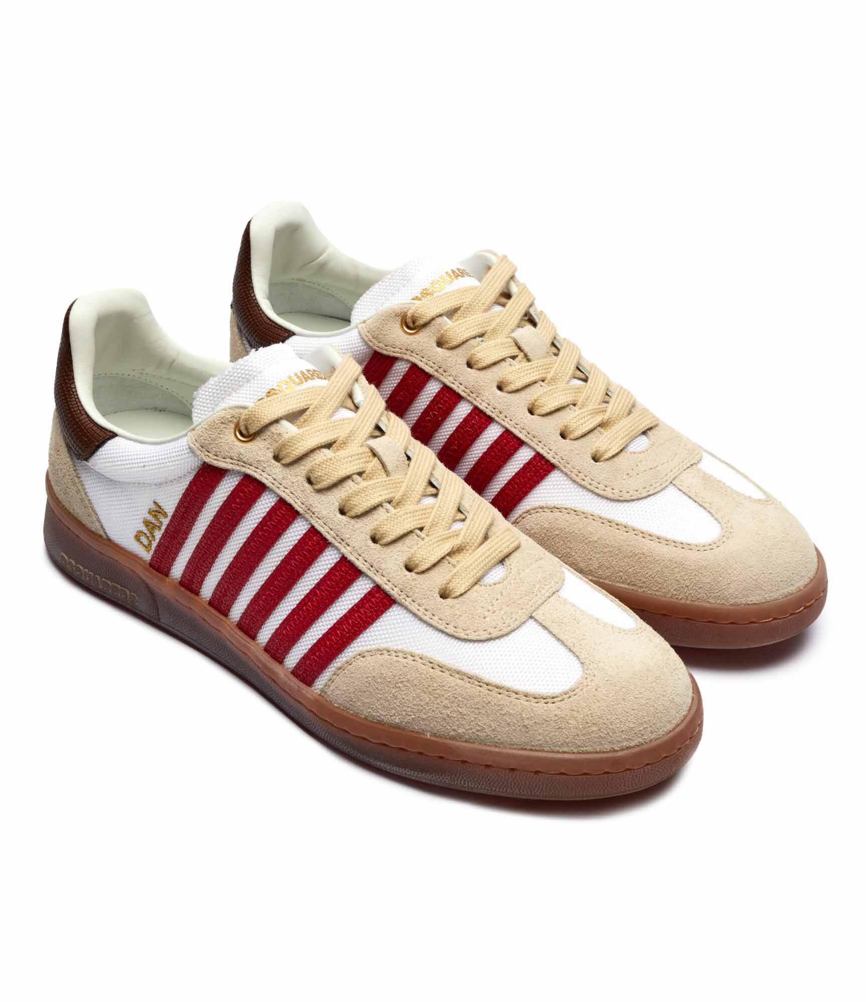 Dsquared2 Sneakers BOXER cu adaos de piele
